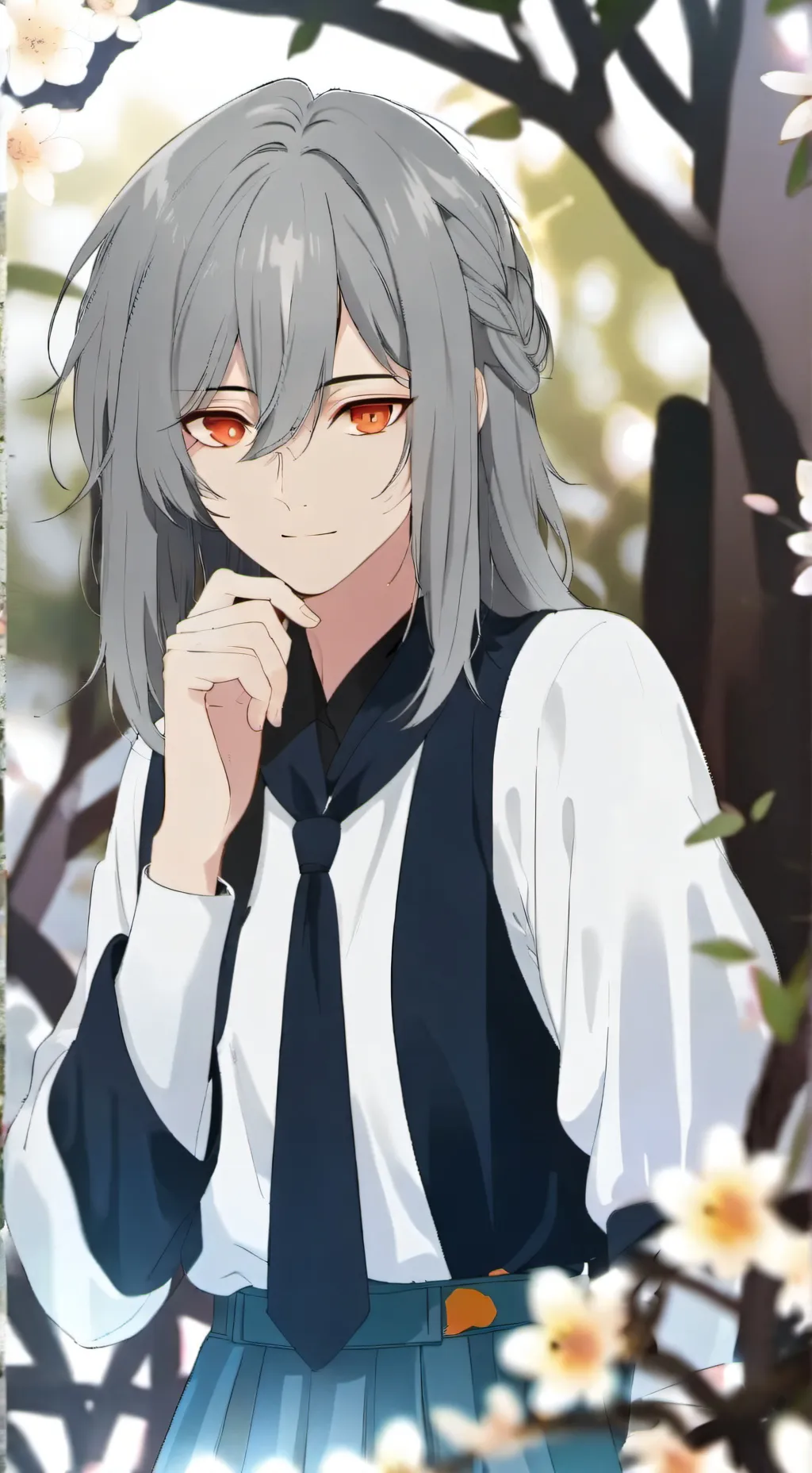 ai character: demon Slayer  background