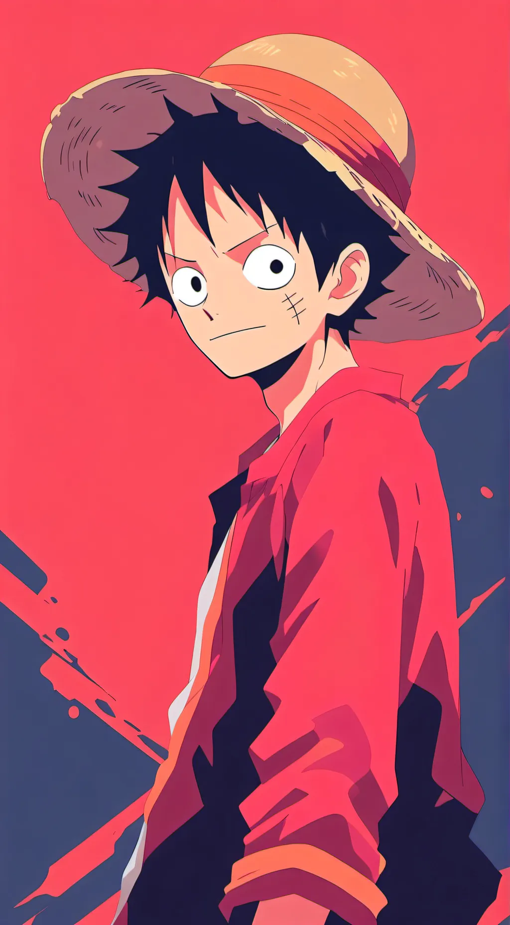 ai character: Monkey D.Luffy background