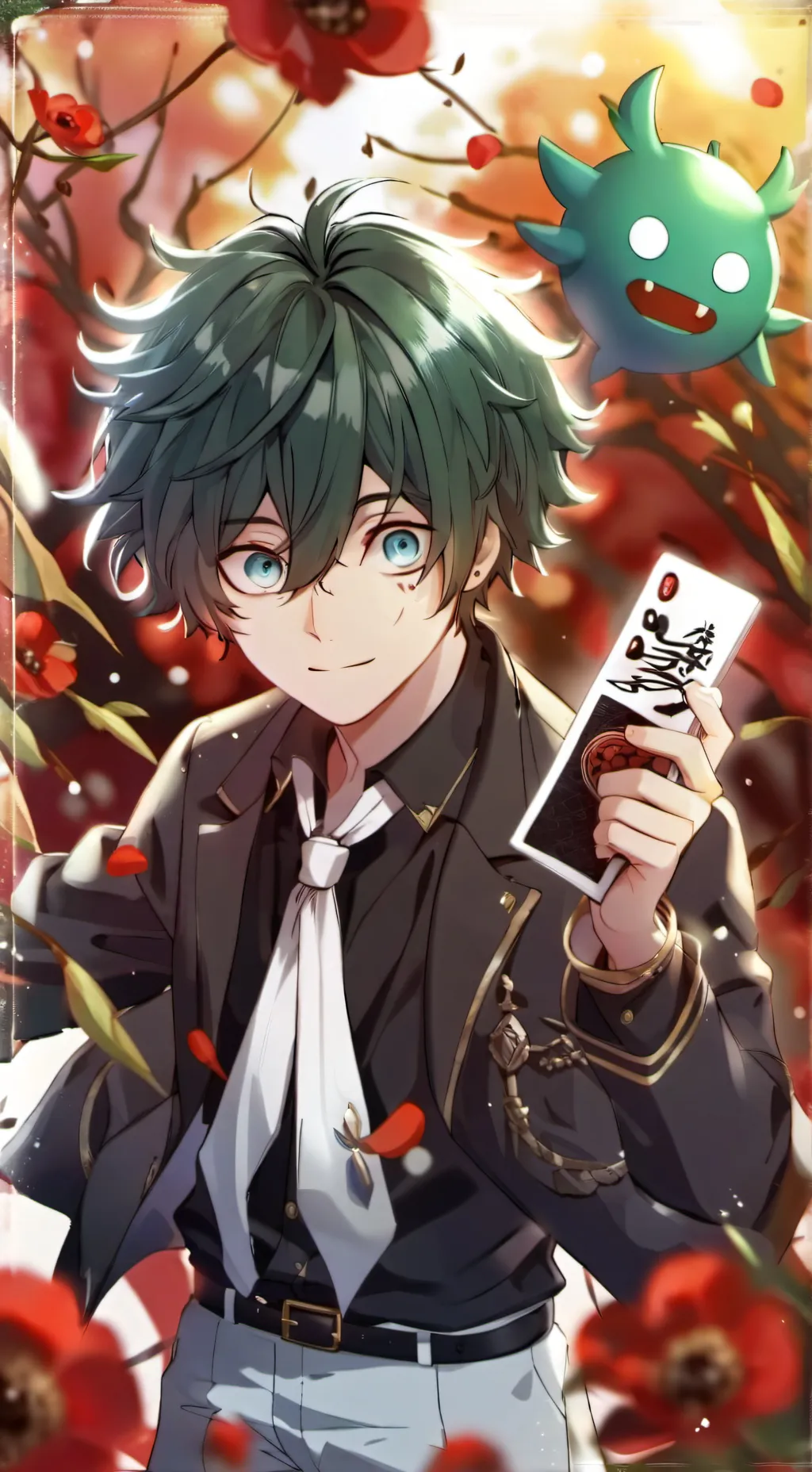 ai character: Izuku Midoriya  background
