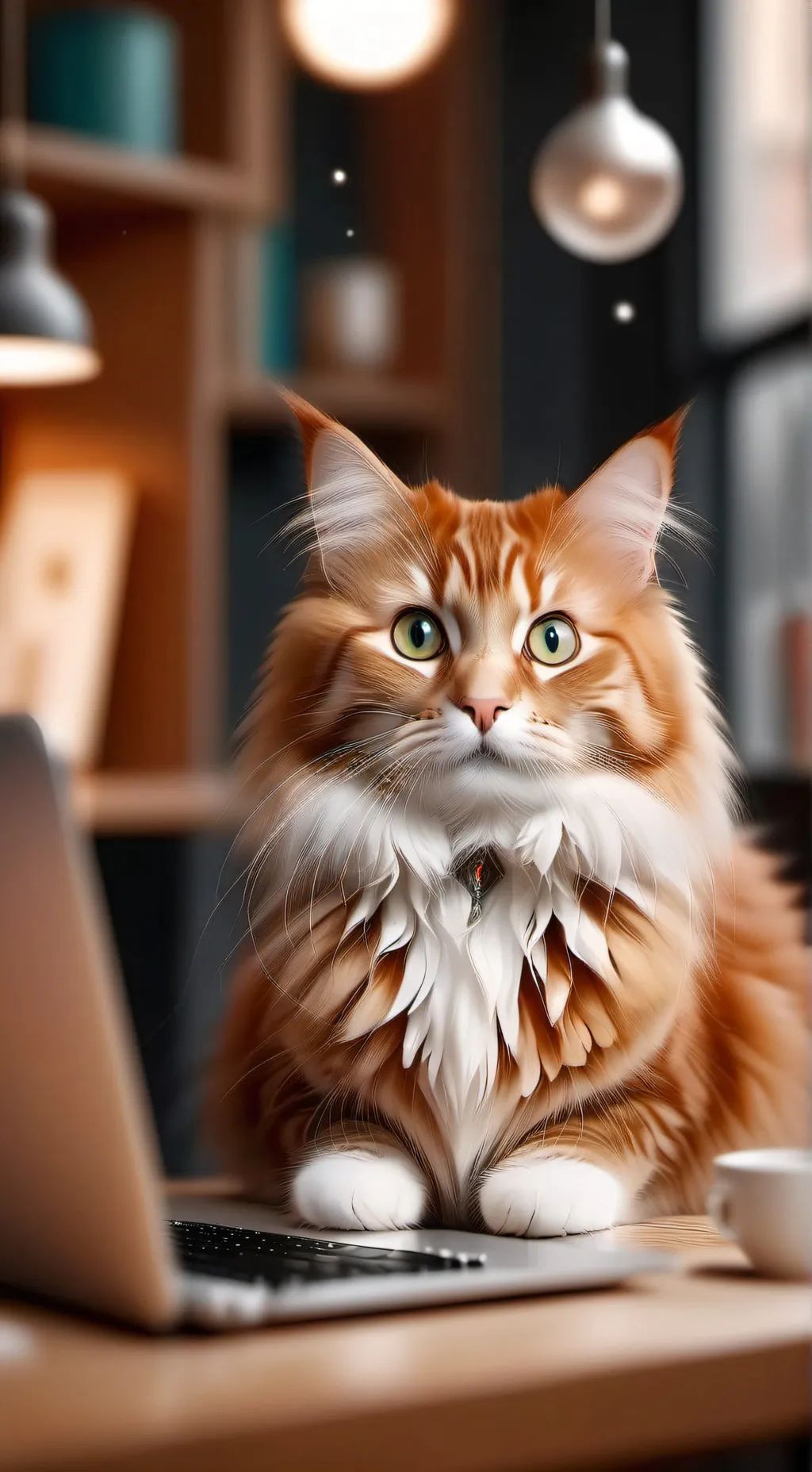 ai character: Keyboard Kitty background