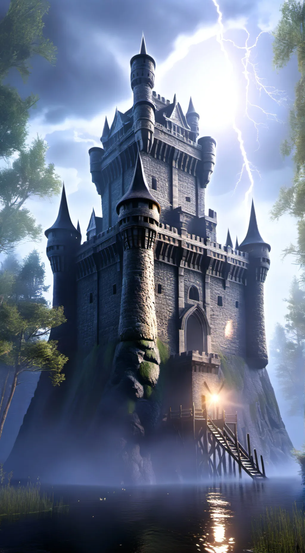 ai character: AZKABAN 🏚️🕷️🔏 background