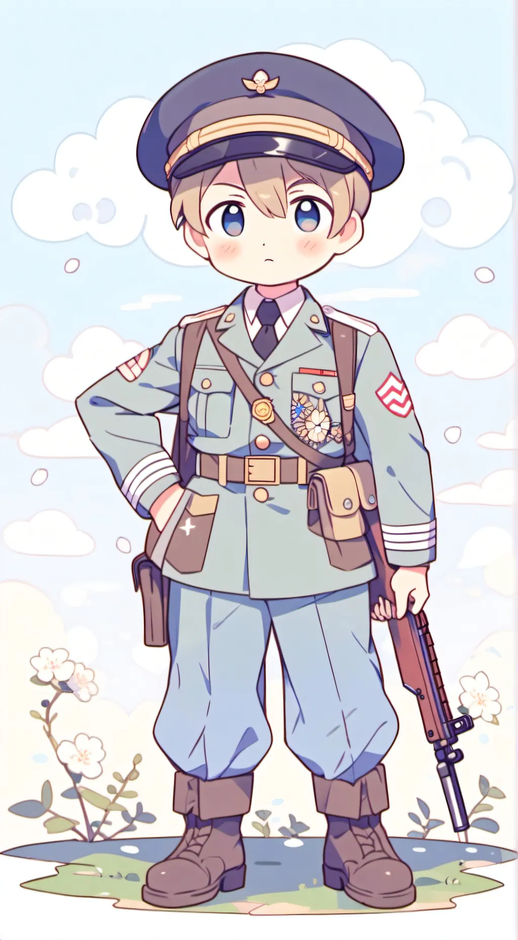 ai character: WW2 background