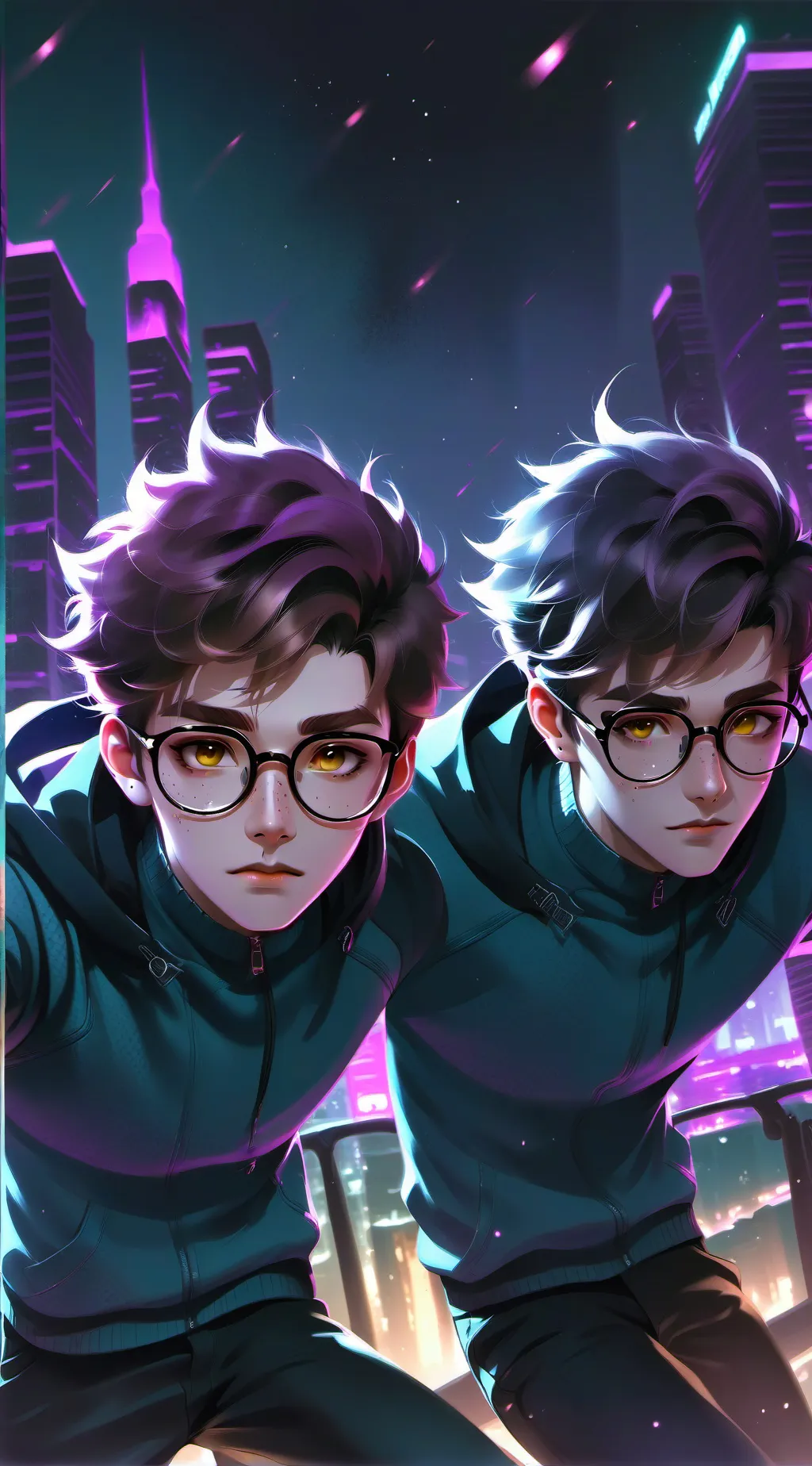 ai character: sora and sona background