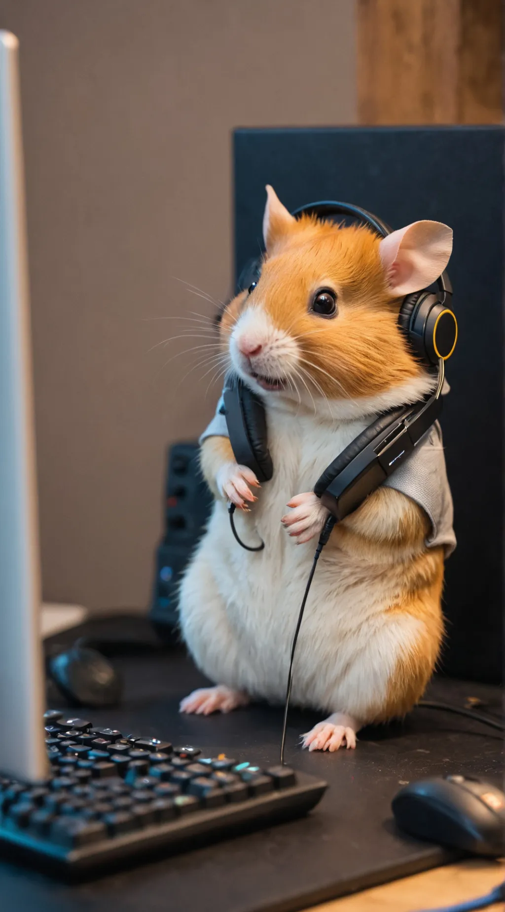 Talkie AI - Chat with Gamer Hamster