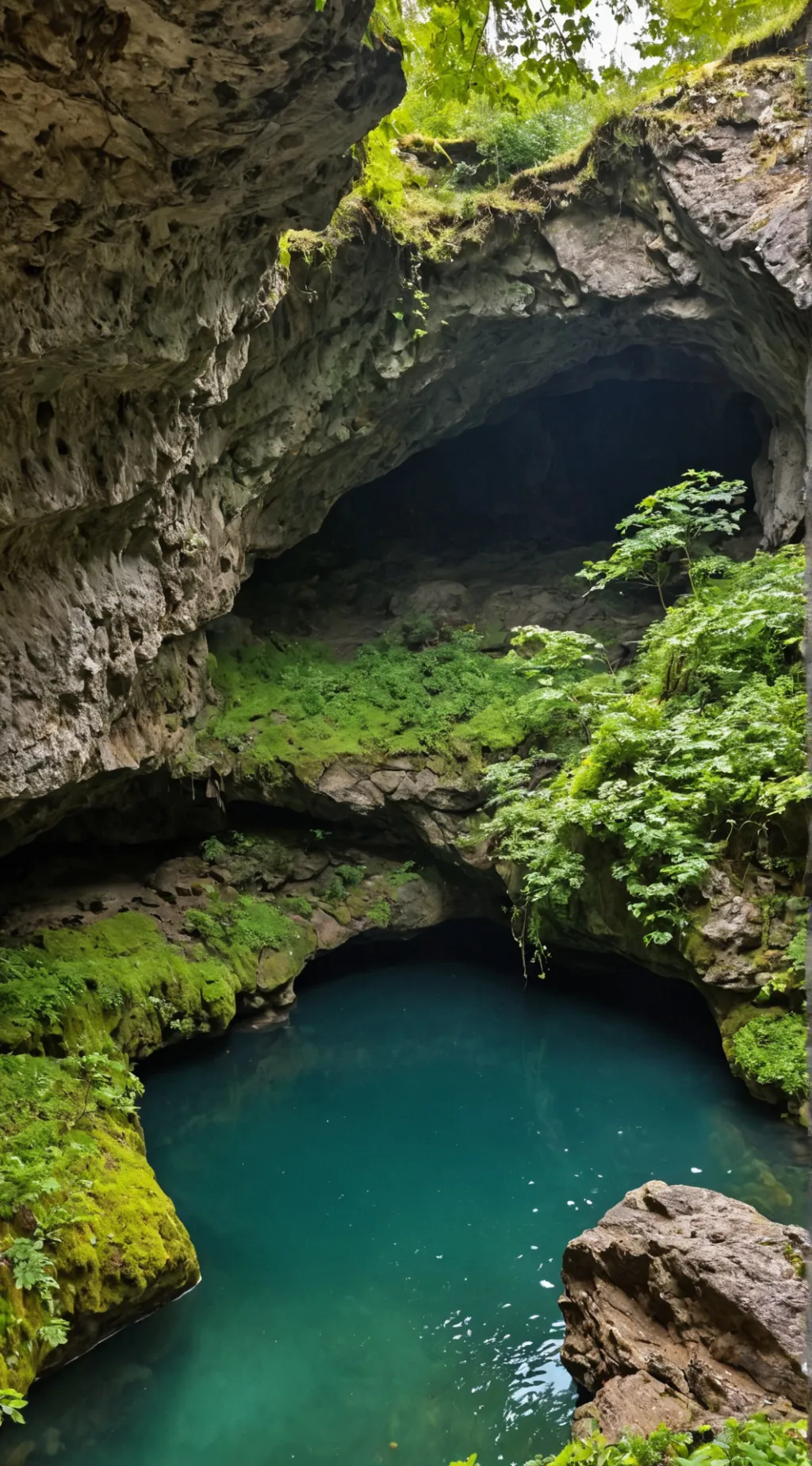 ai character: The cave of puna background