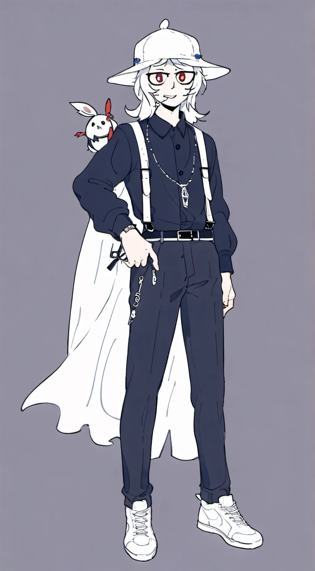 ai character: dandys world high  background