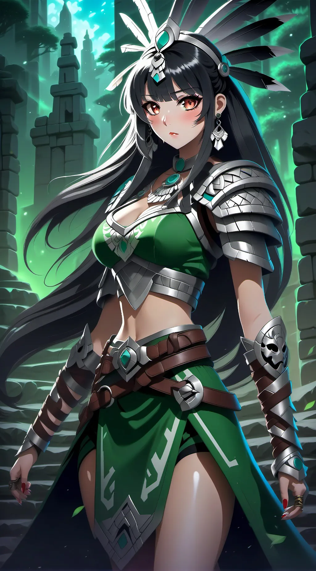 ai character: Īzta Xiomar  background