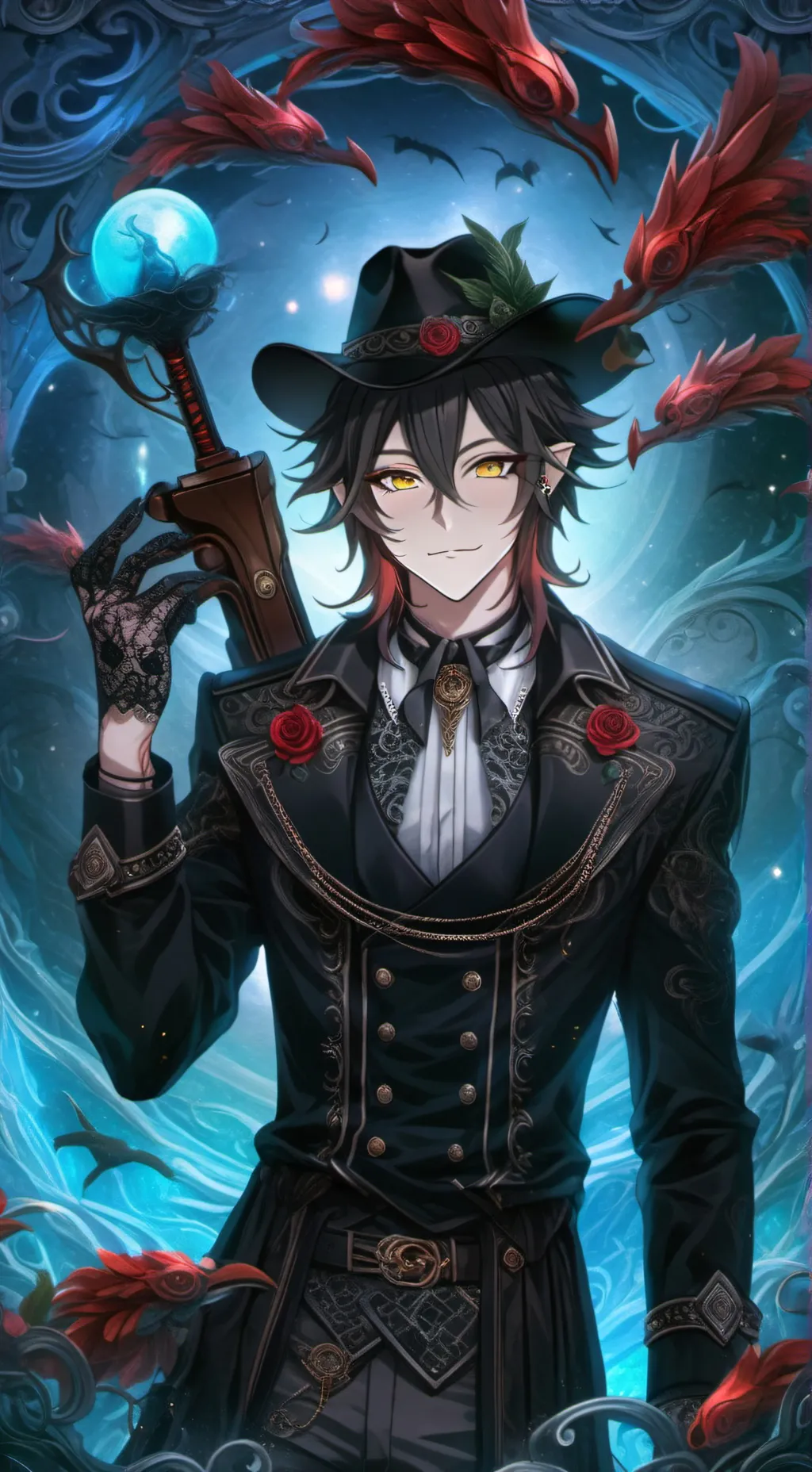 ai character: Haku background