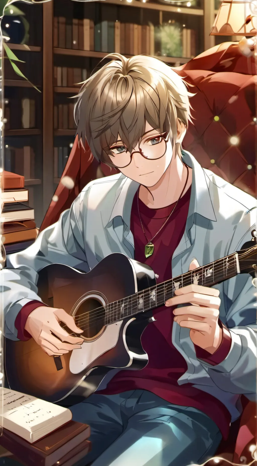 ai character: Theo✿ background