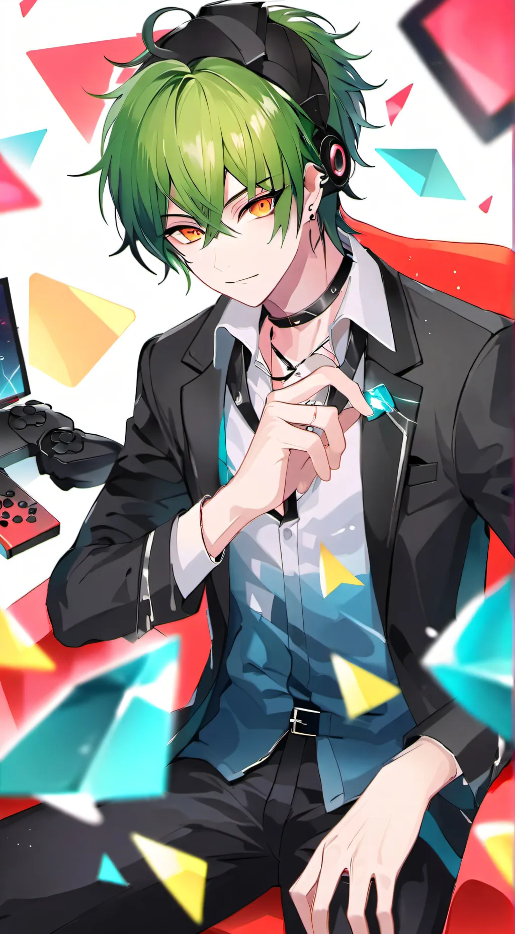 ai character: Liam Soma  background