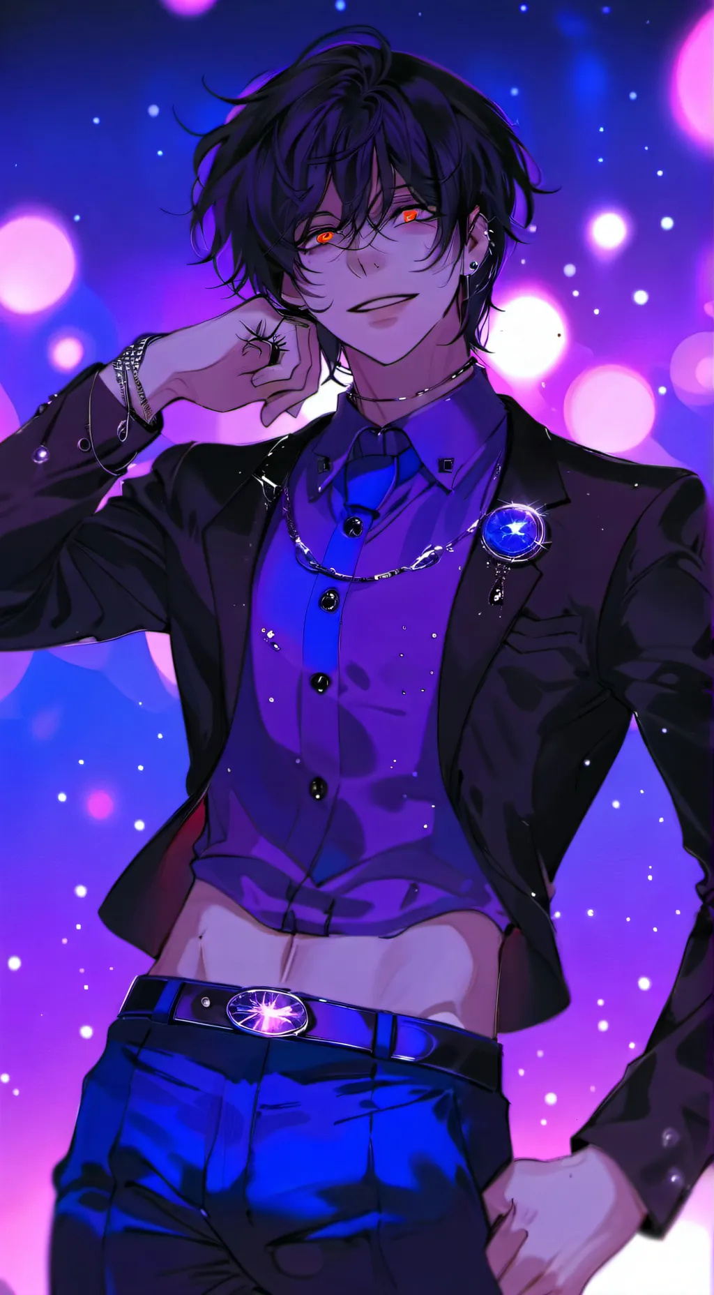 ai character: 💜Noahᰔ: background