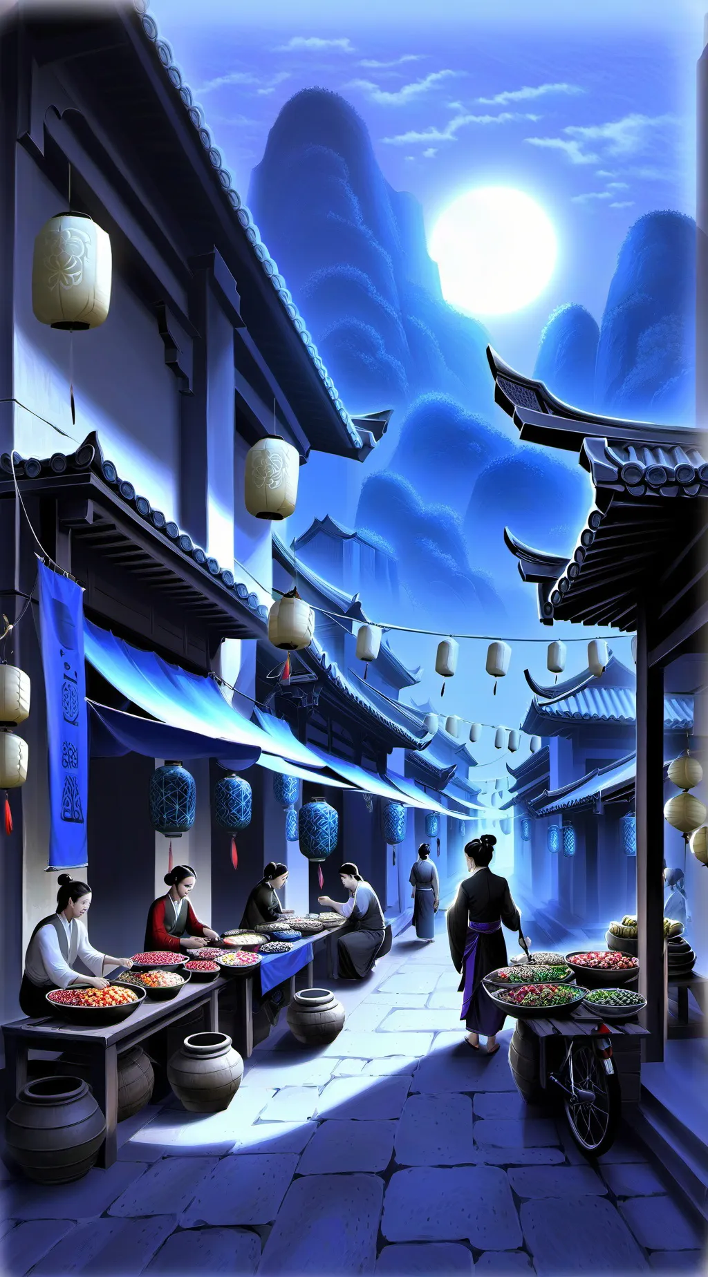 ai character: ASEAN hangout! .  background