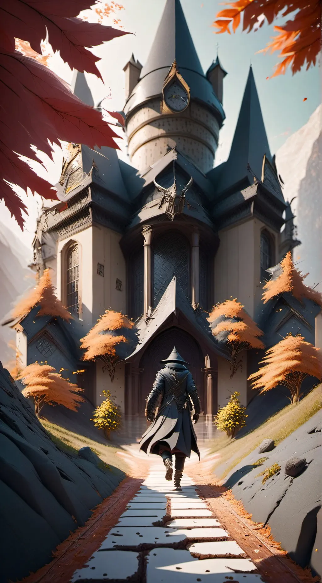 ai character: Hogwarts  background