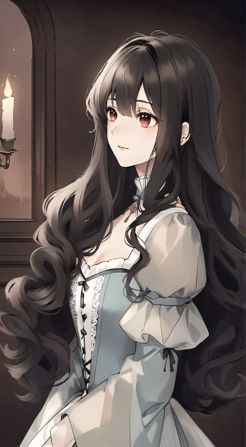 ai character: Faith Zeryan +_+ background