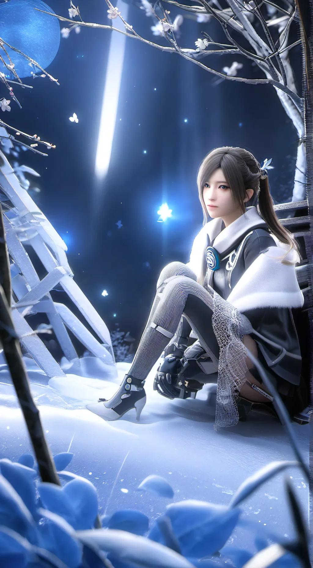 ai character: sprunki(mroona) background
