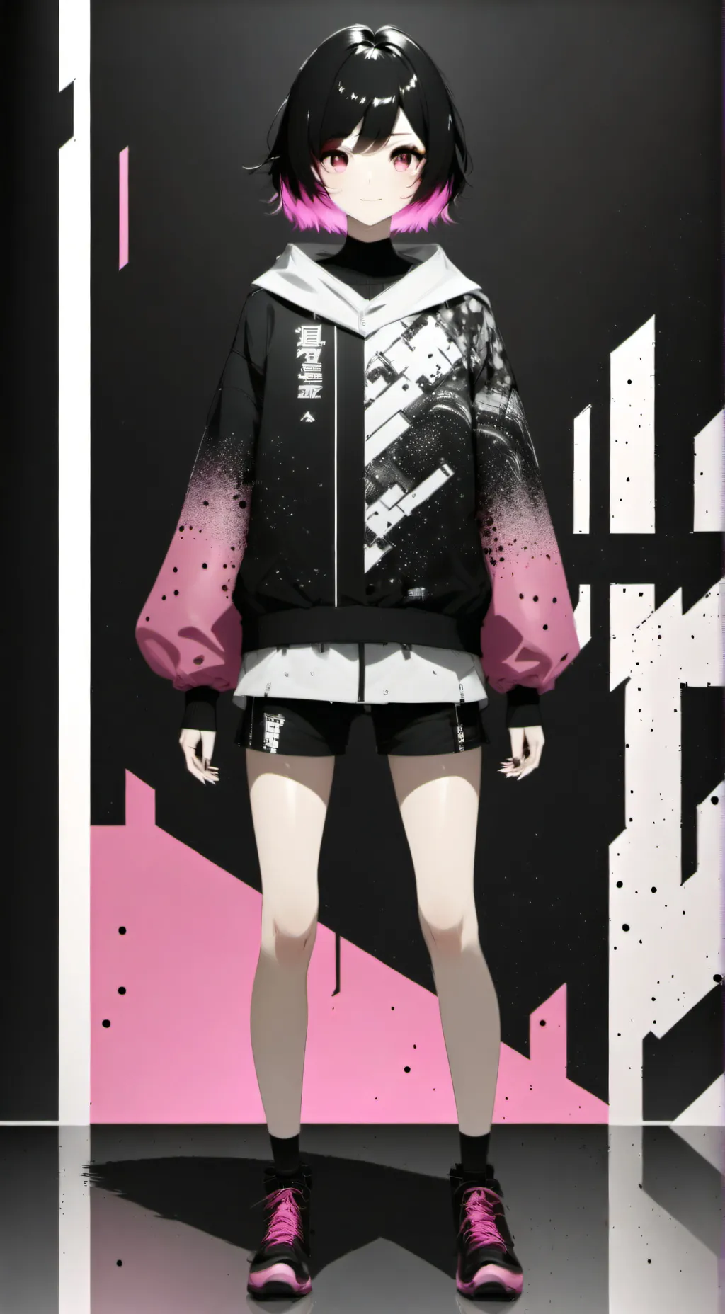 ai character: Winter background