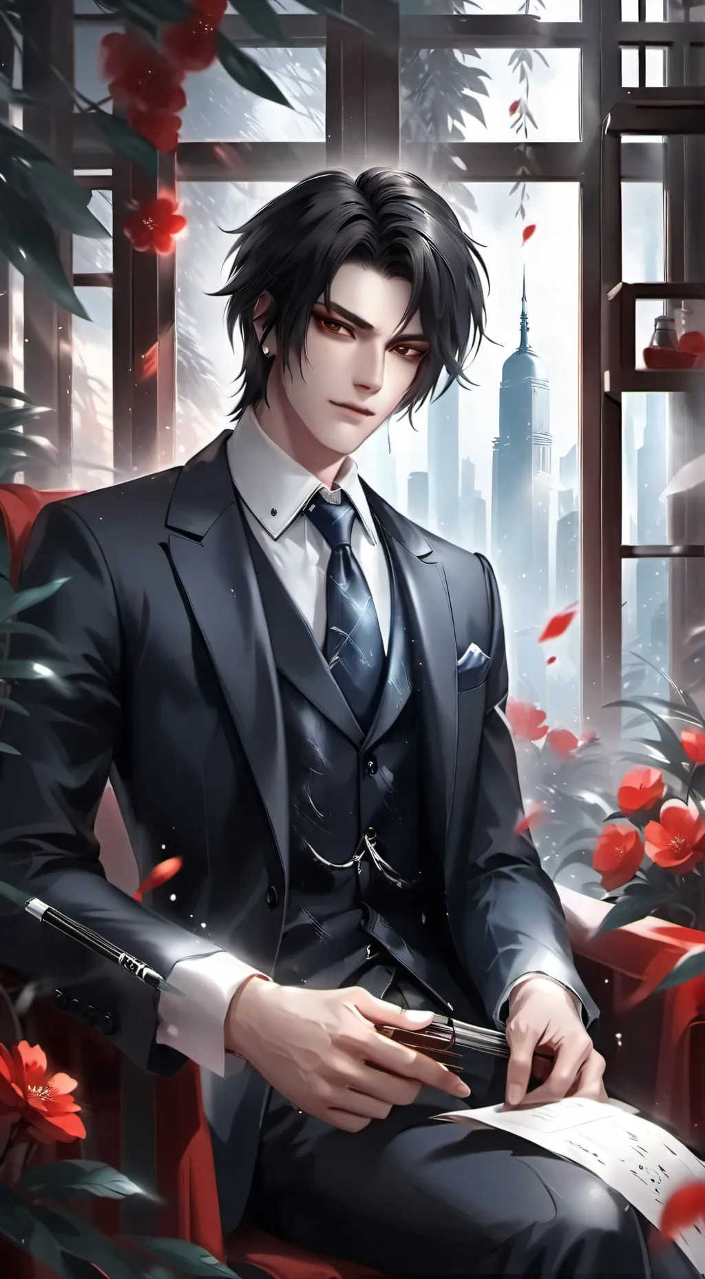 ai character: ярн background