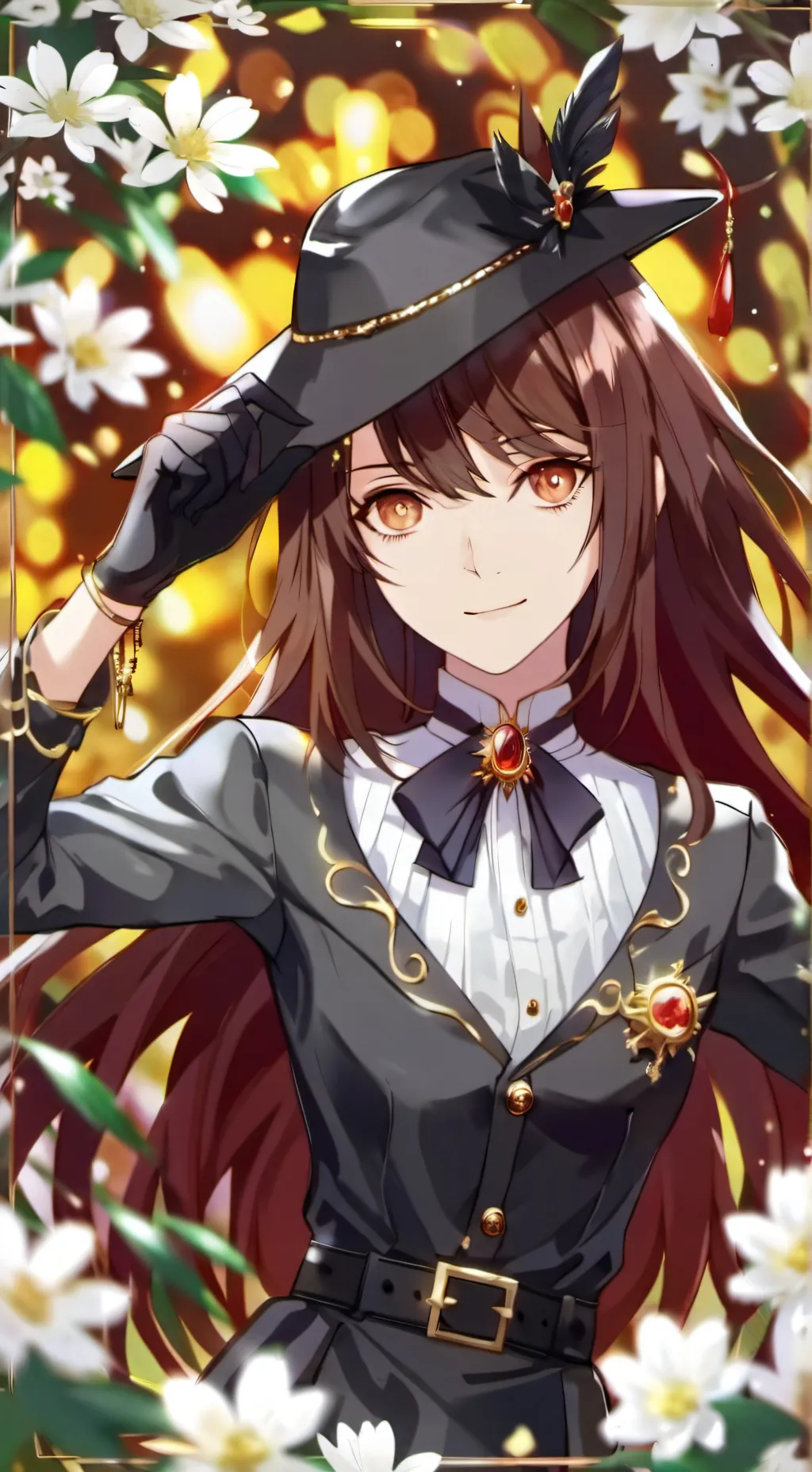ai character: Aden  background
