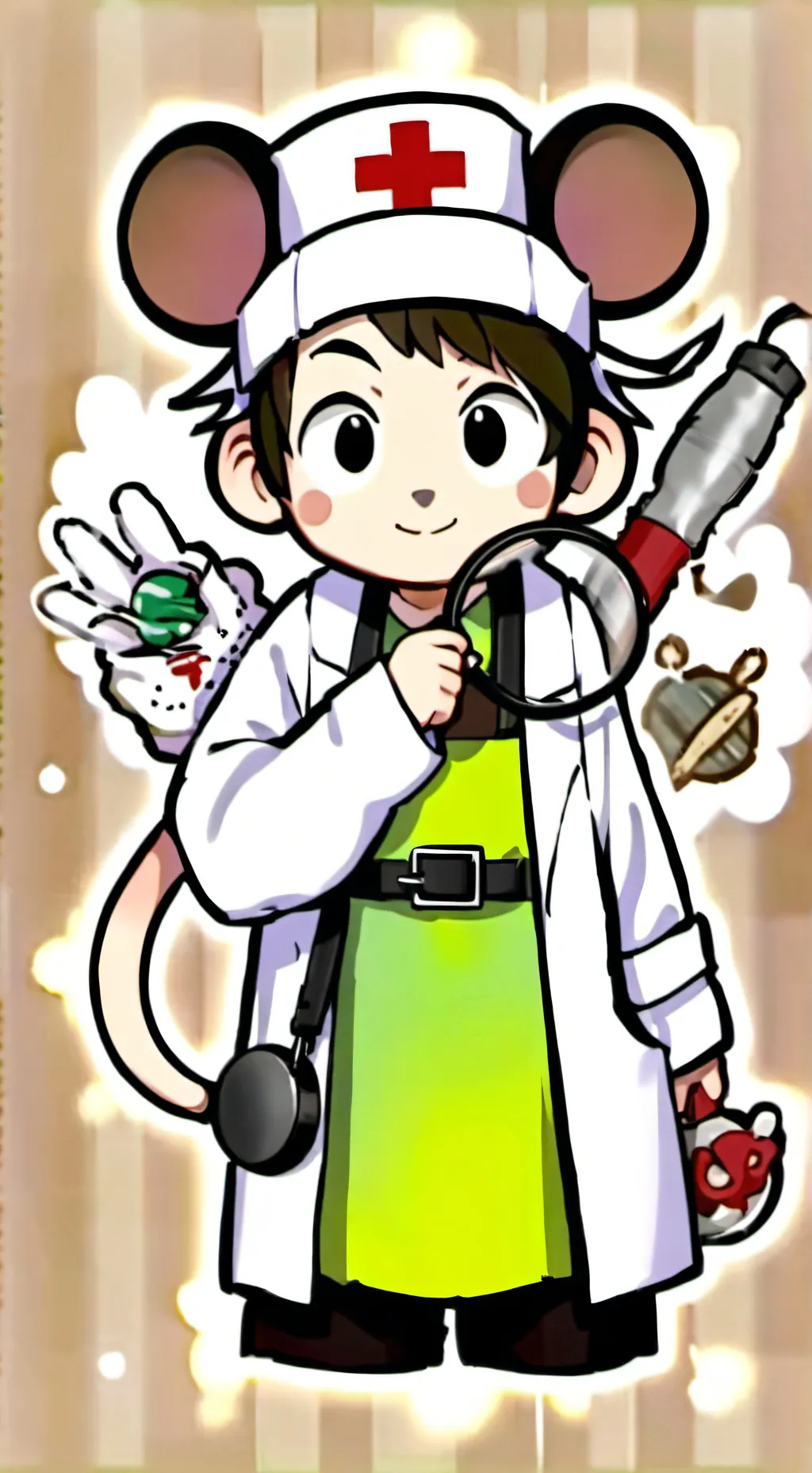 ai character: terrible mouse!  background