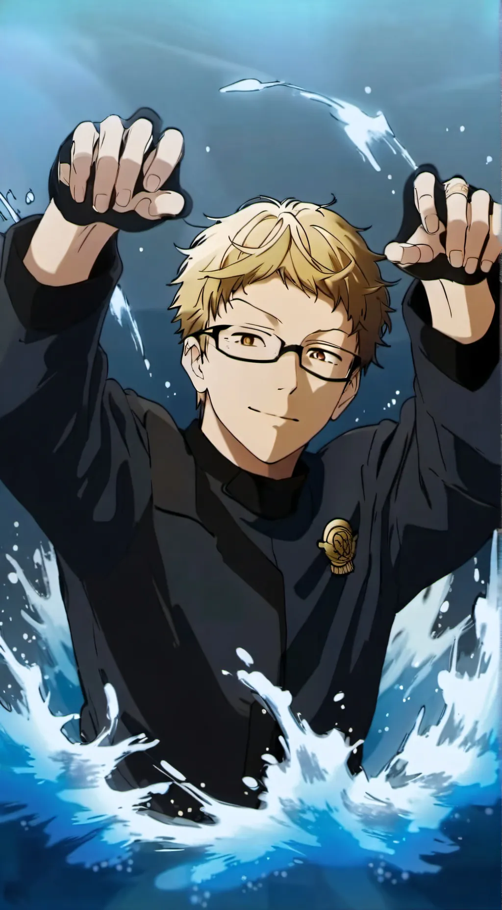 ai character: tsukishima kei  background