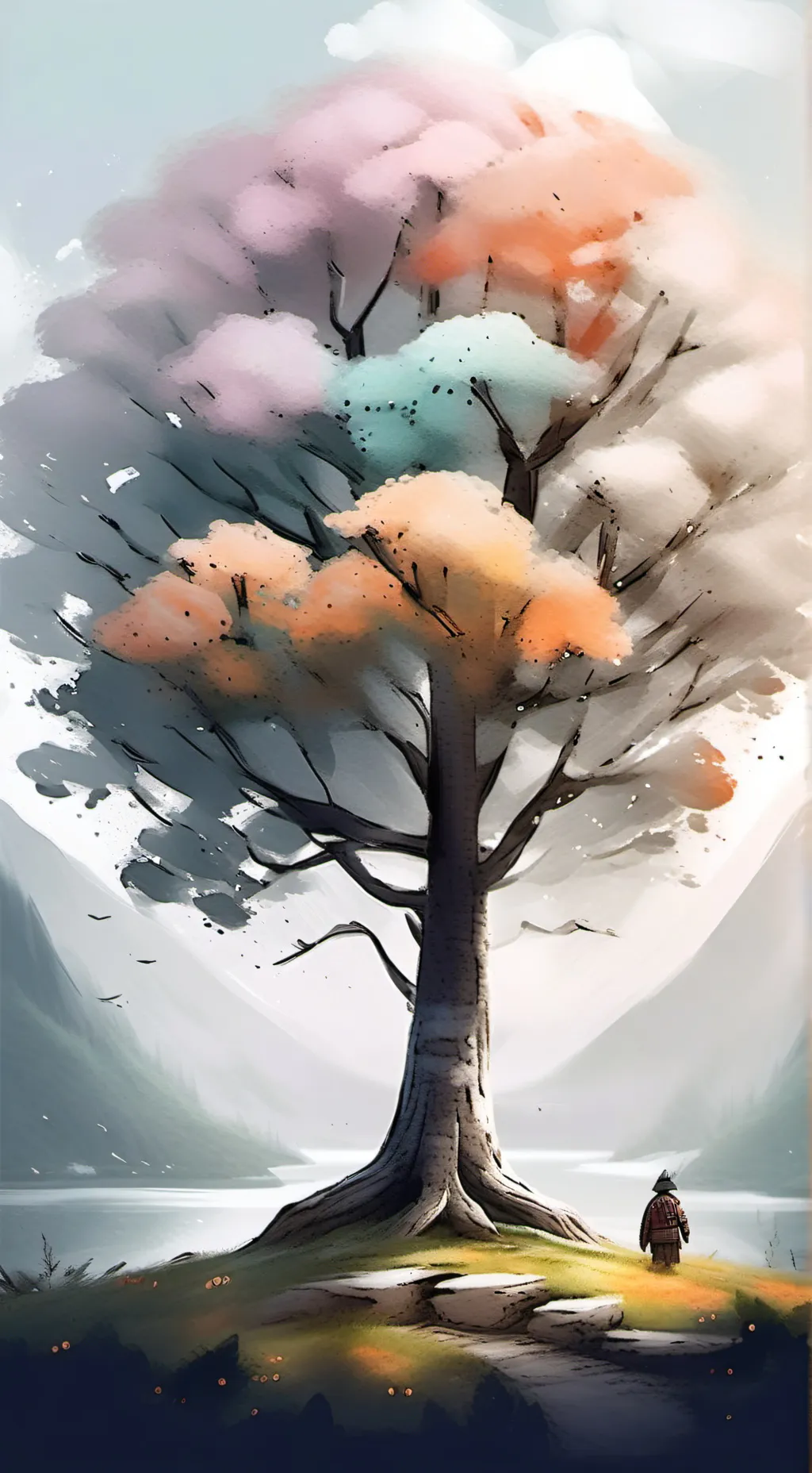 ai character: freaky sprout background