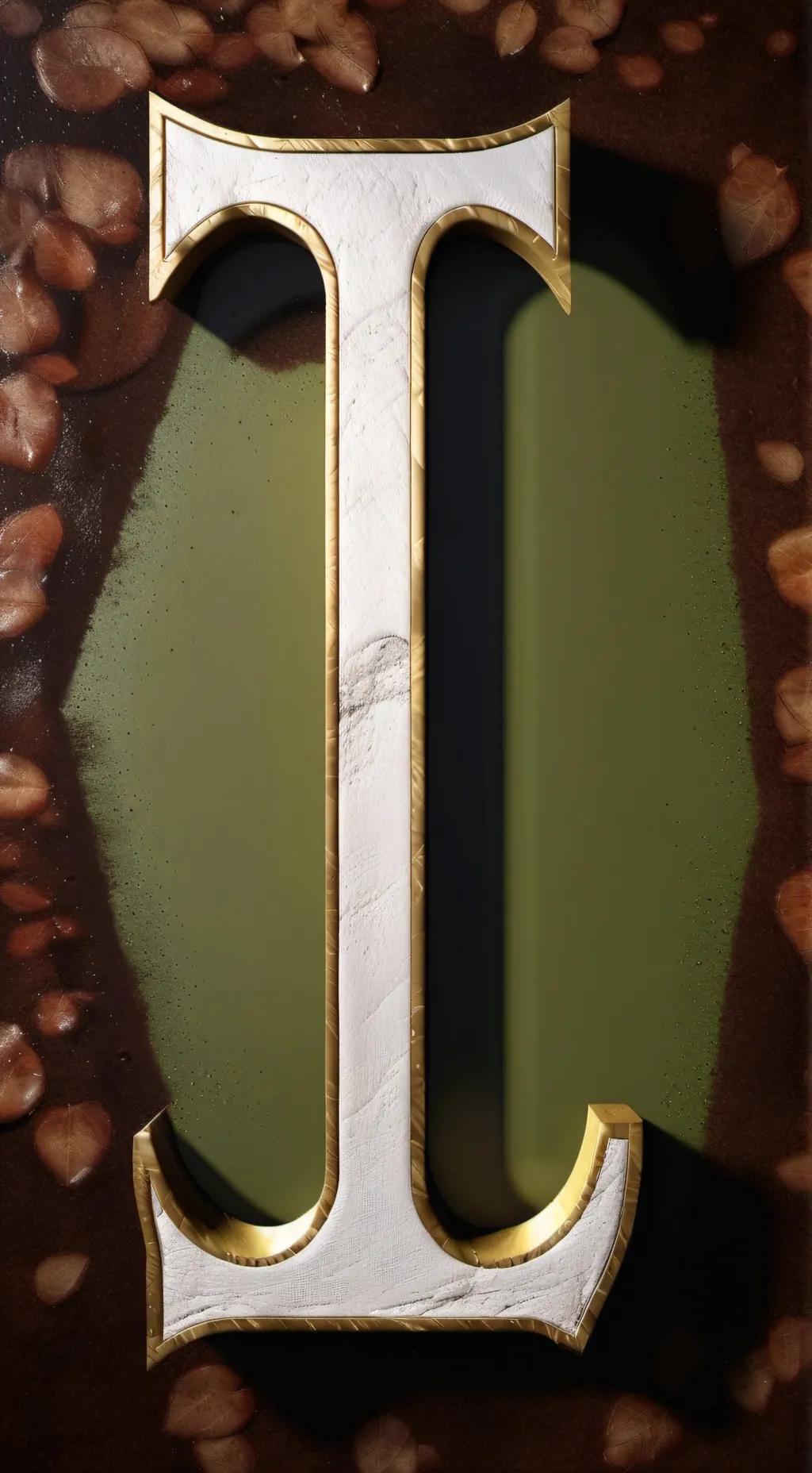 ai character: a letter t background