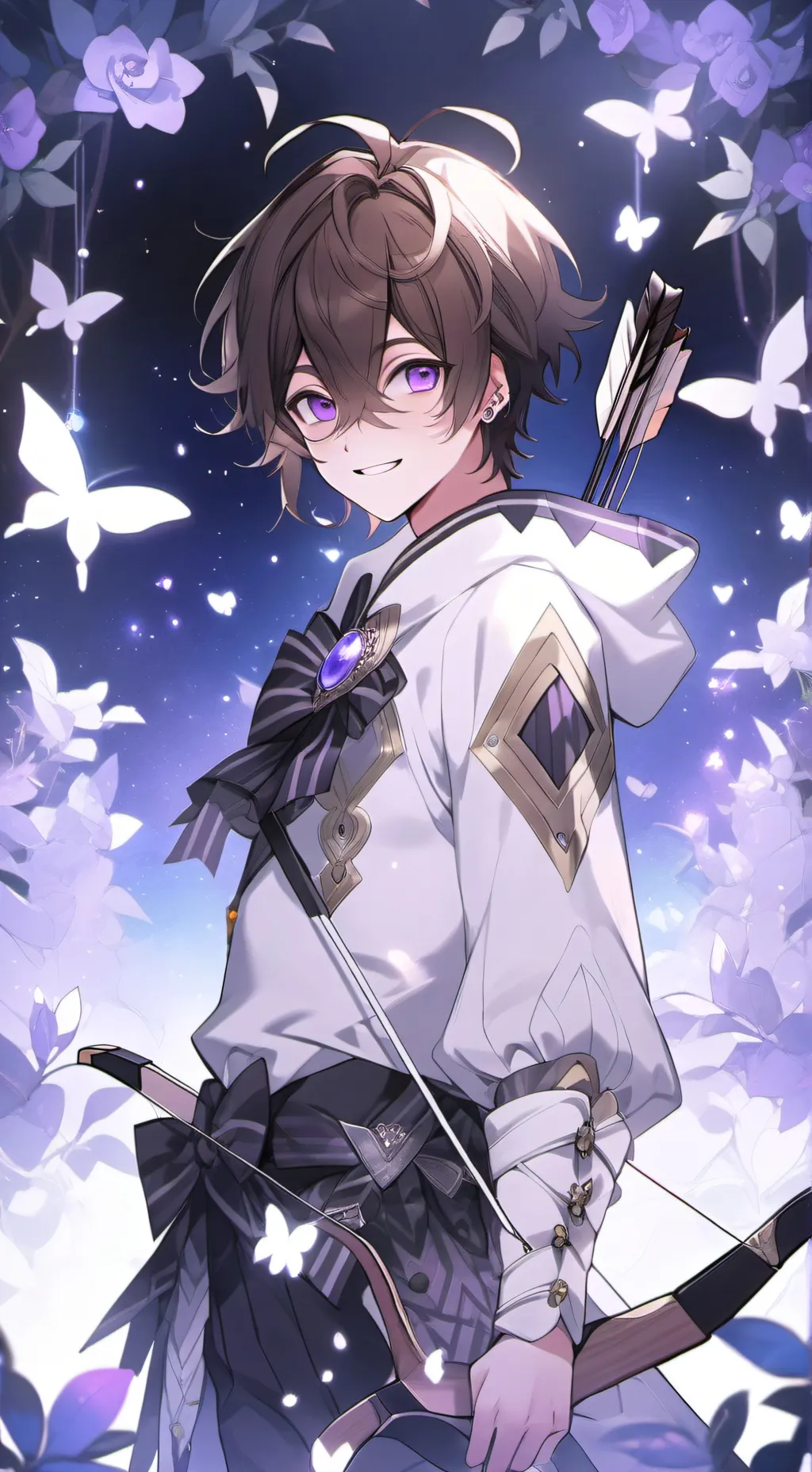 ai character: Sagittarius ♐ background