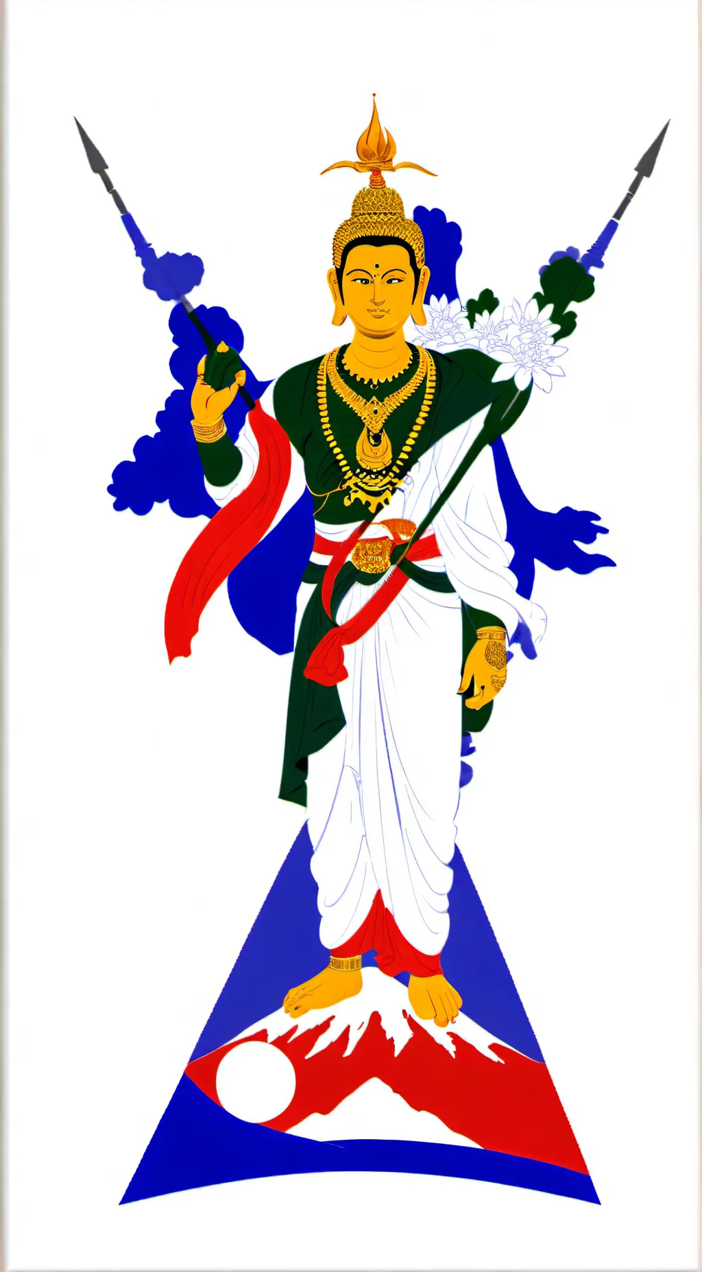 ai character: Anglo-Nepalesa  background