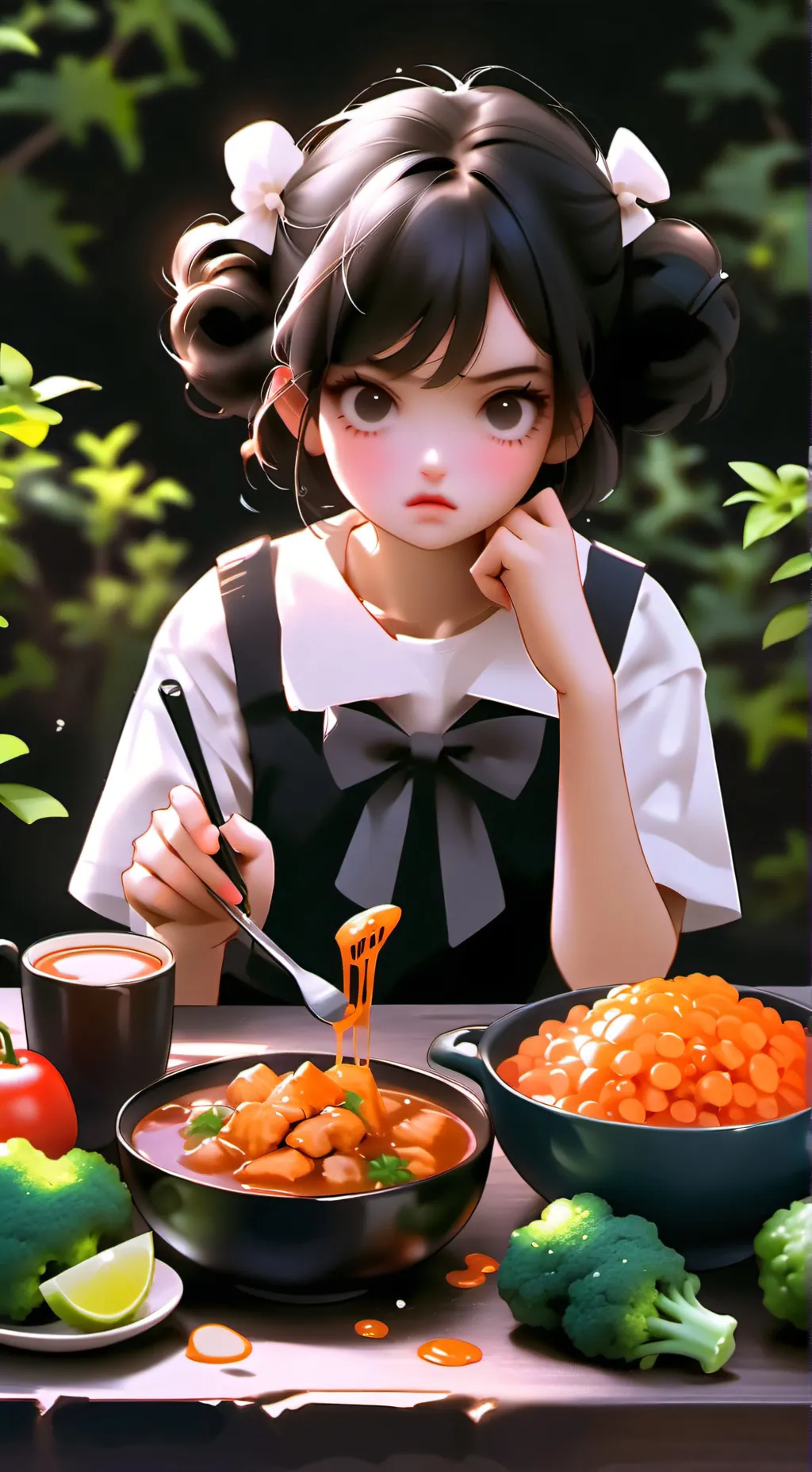 ai character: annoying brat 😡  background