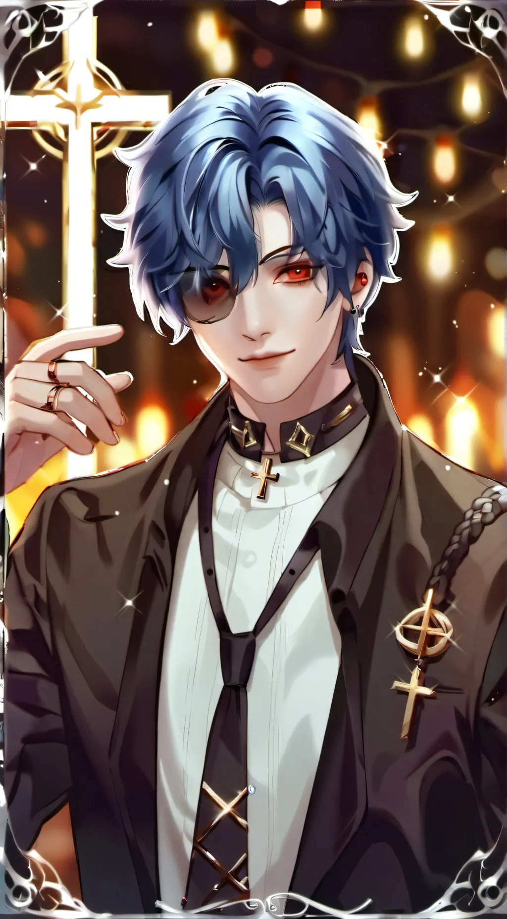ai character: Sprunki meet gacha background
