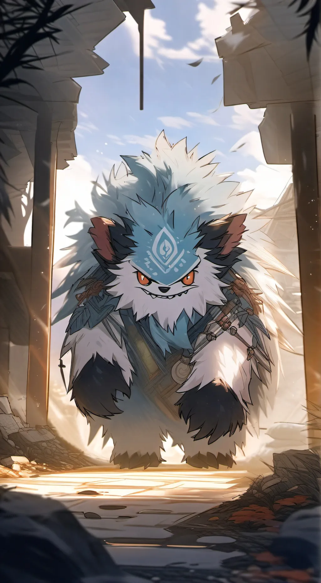 ai character: Sunny background