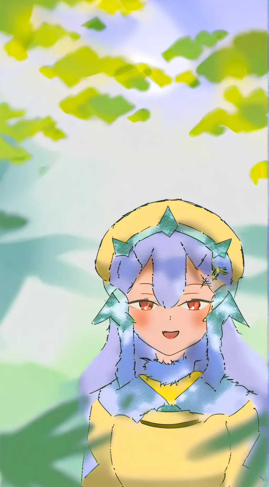 ai character: a caçadora mia background