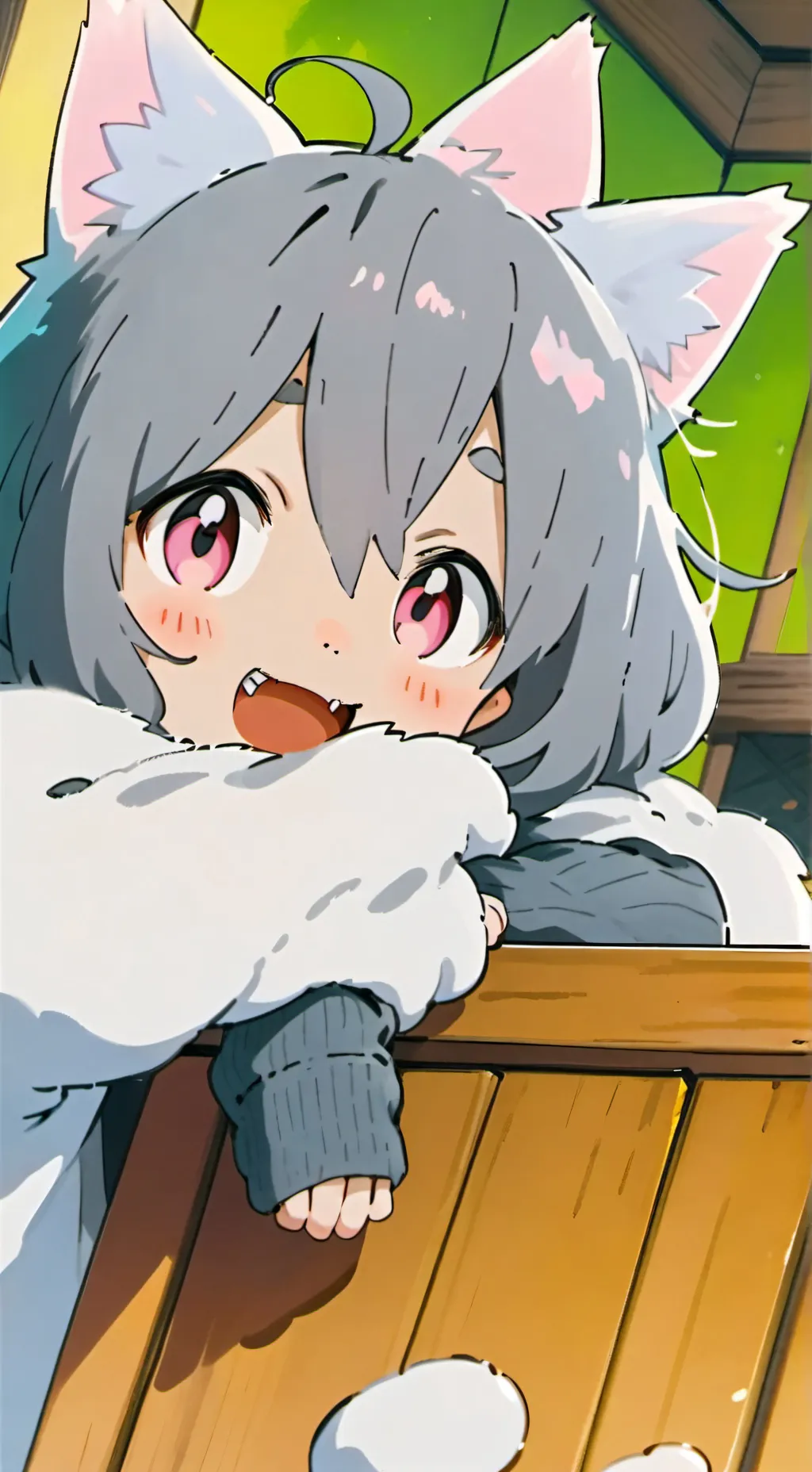 ai character: Fluffi the Camo Sp background
