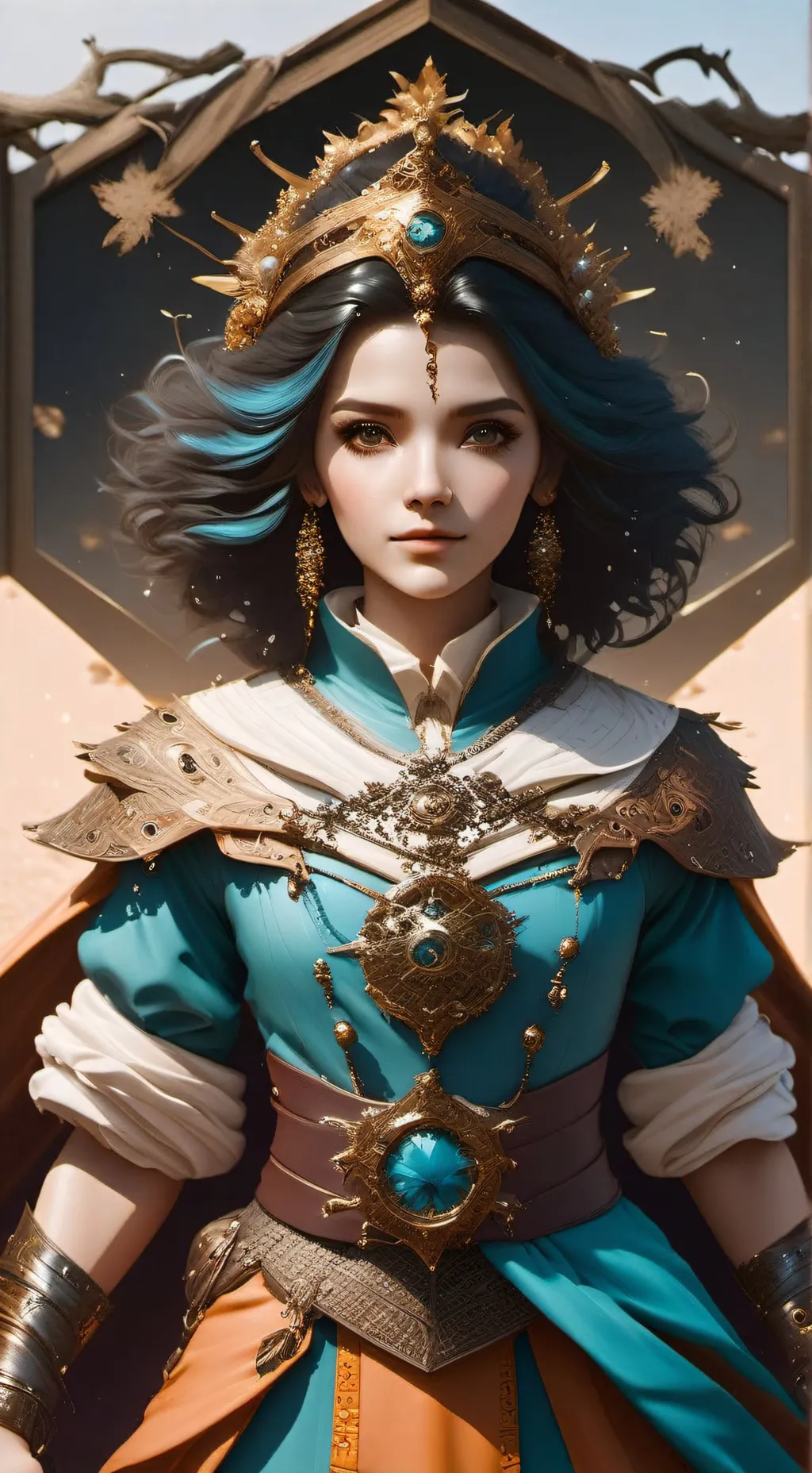 ai character: sofia background