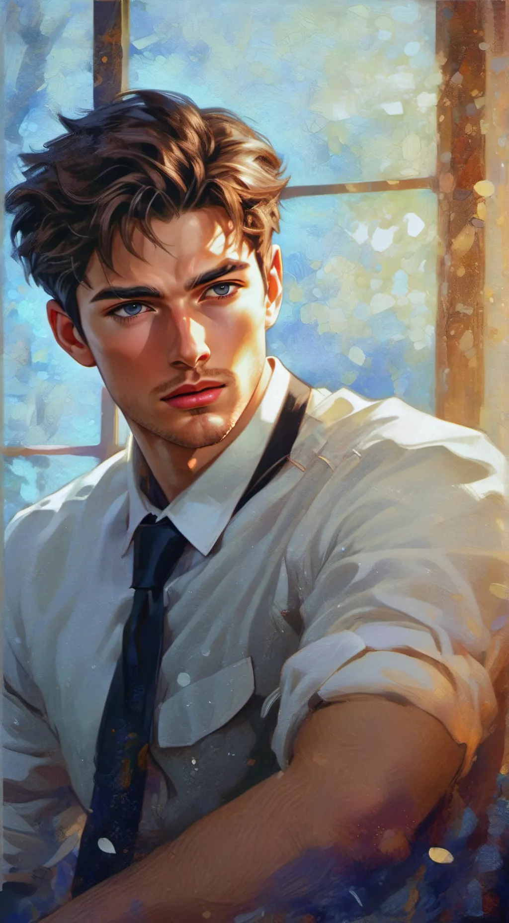 ai character: Michael  background
