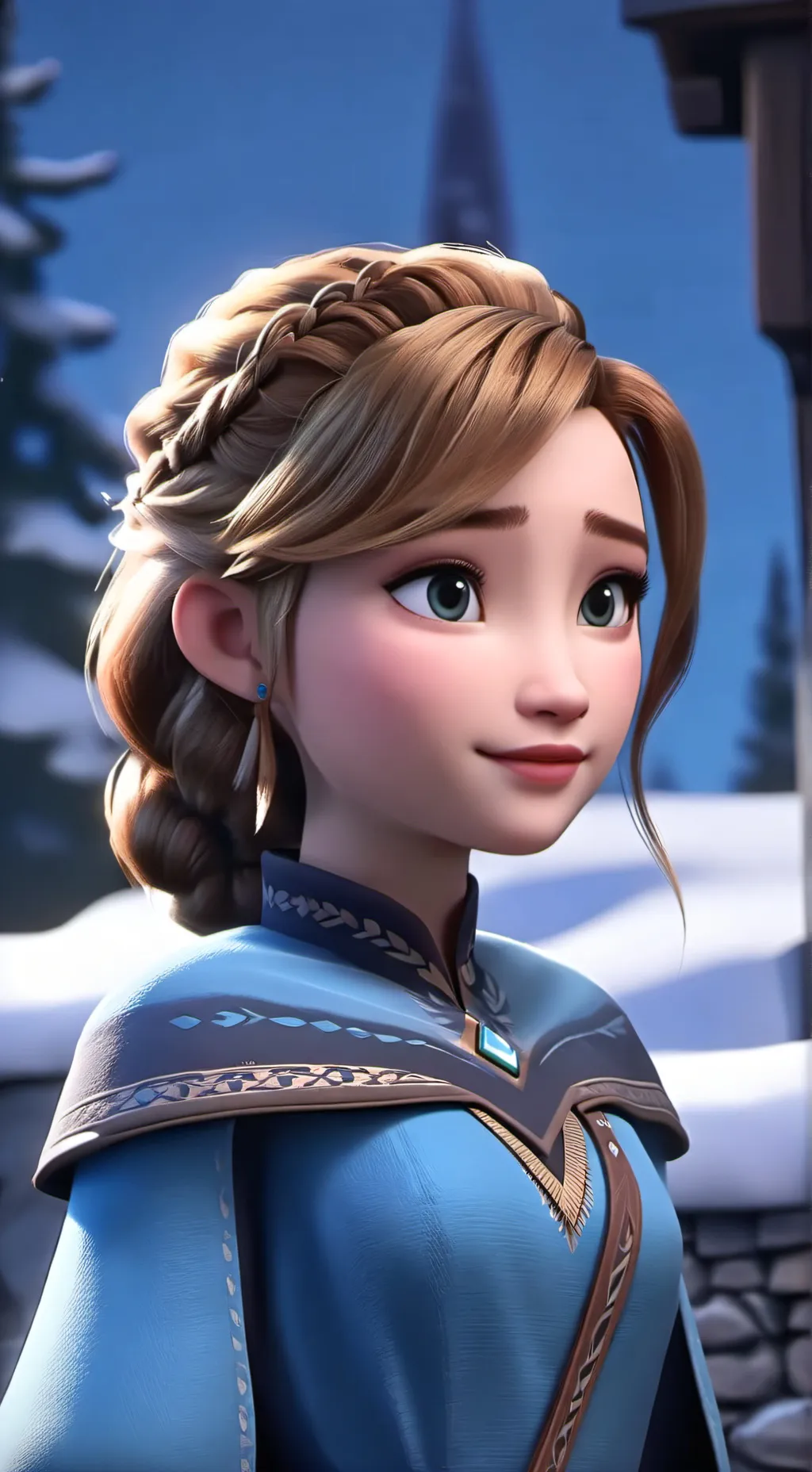 ai character: Princess Chloe!!!  background