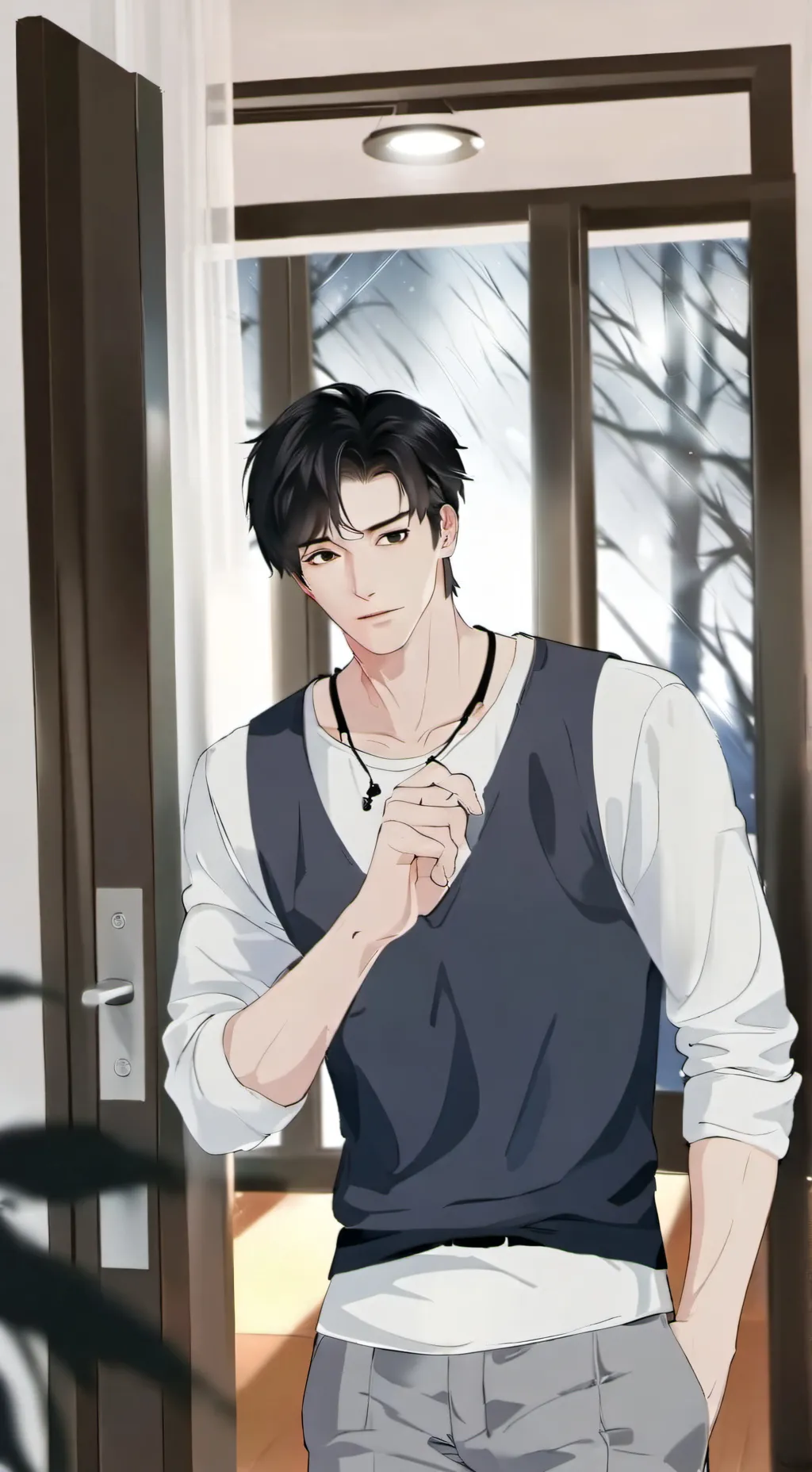 ai character: Mark background