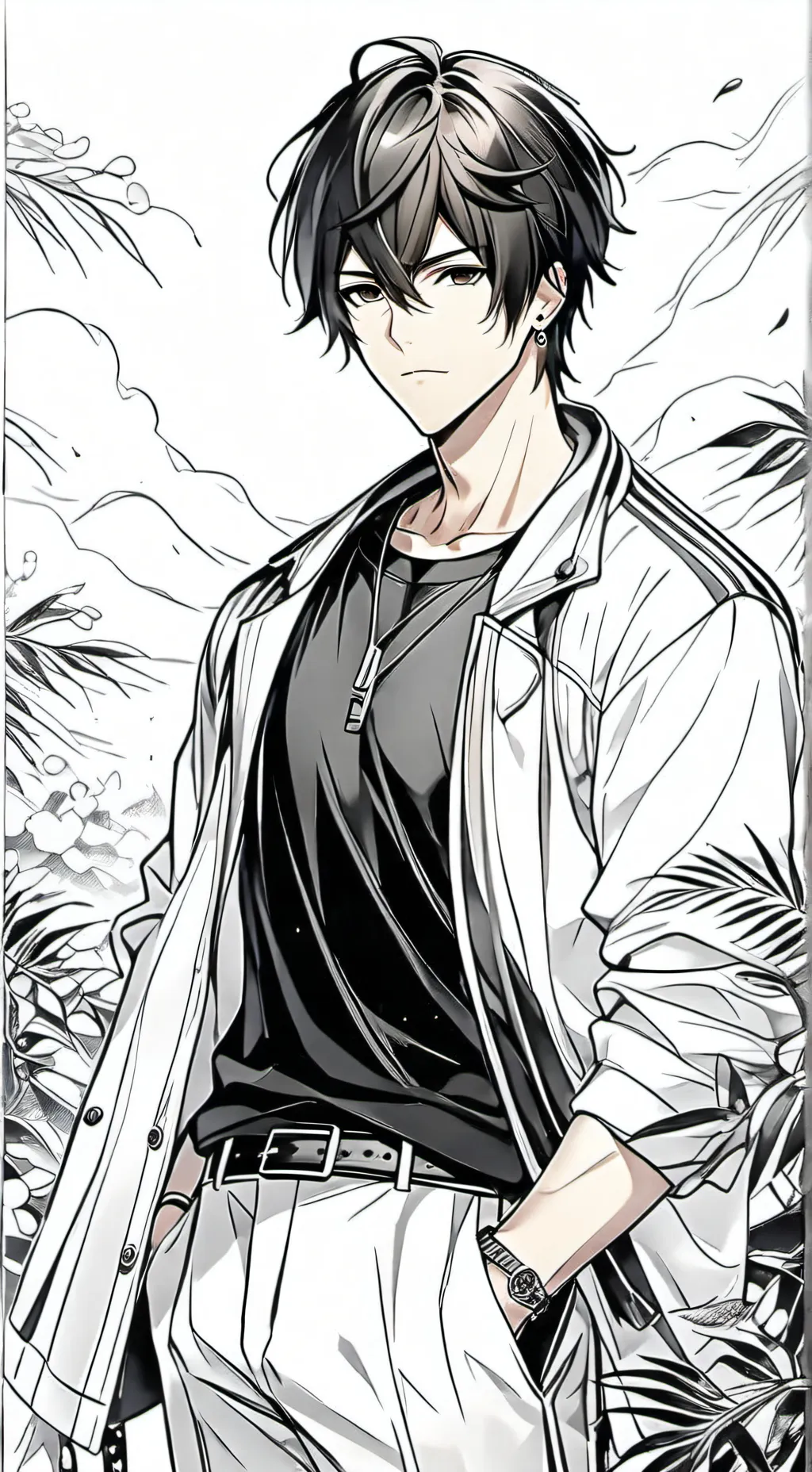 ai character: Саша  background