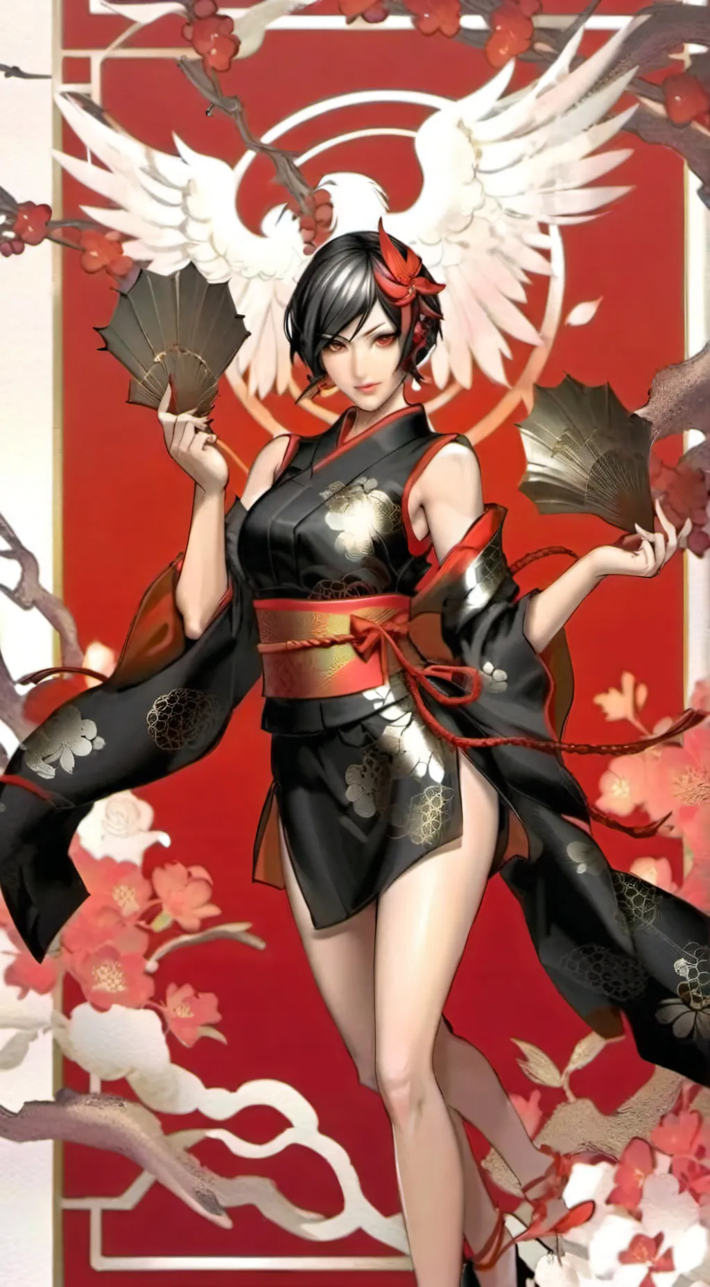 ai character: Mei Shiranui  background