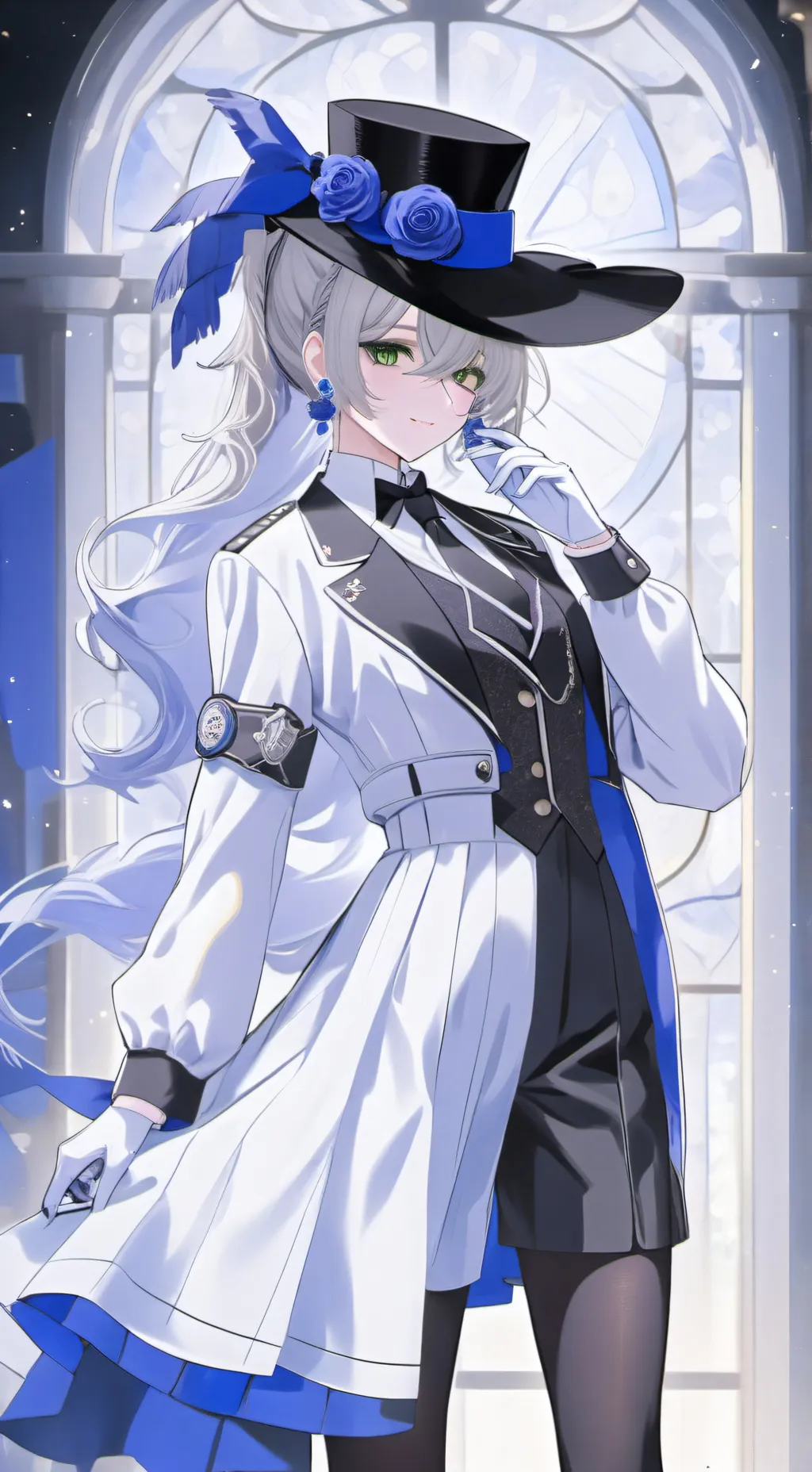 ai character: Kale Whorl background