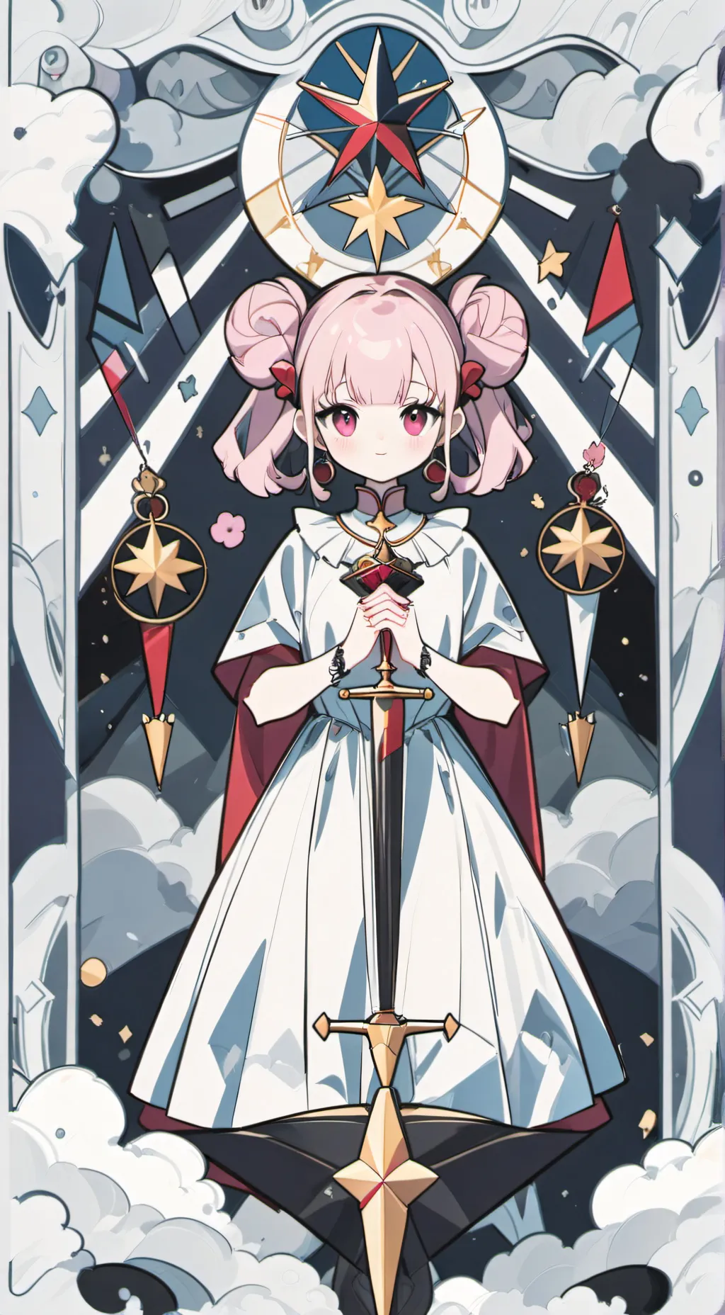 ai character: pinki y oren background