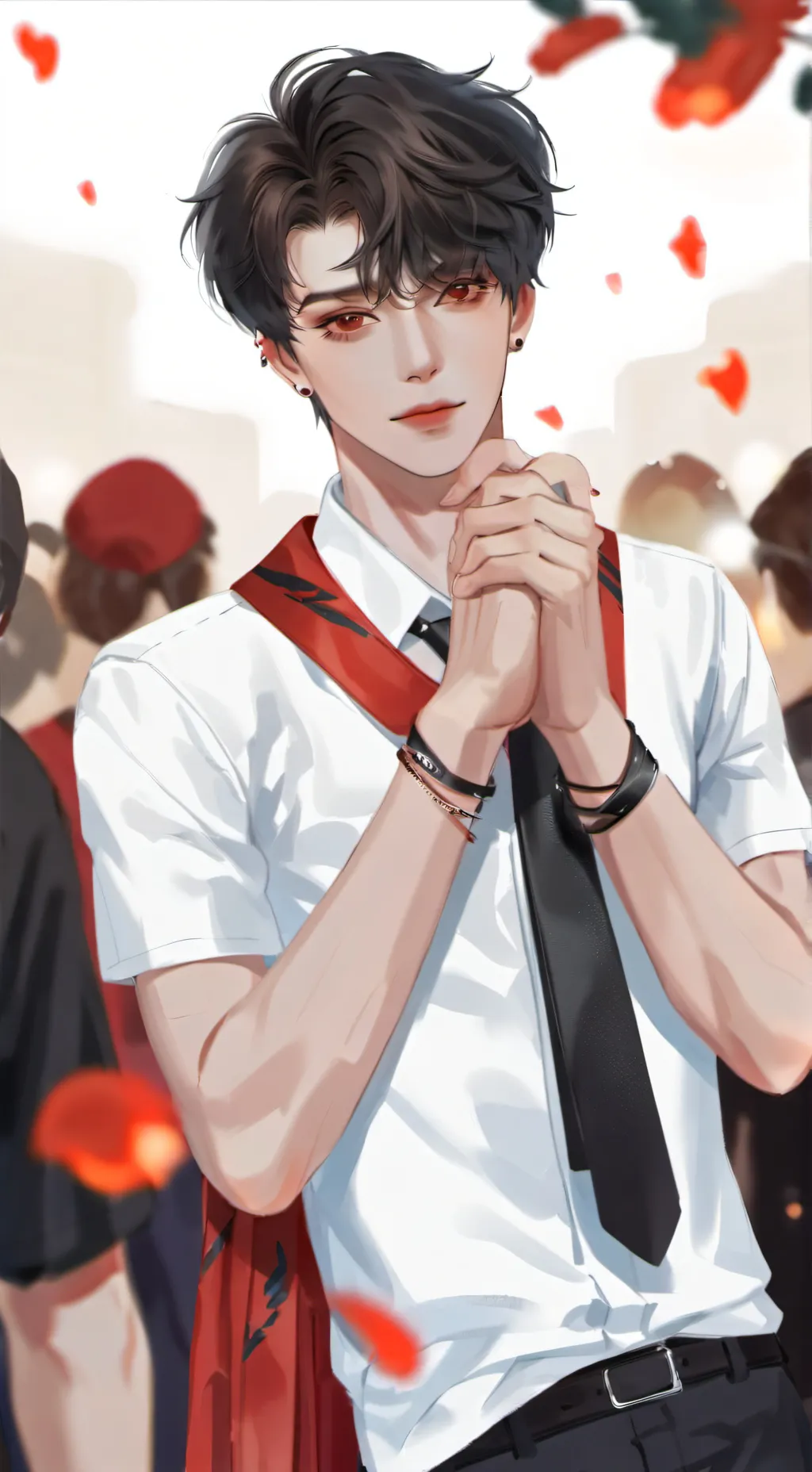 ai character:  leon background