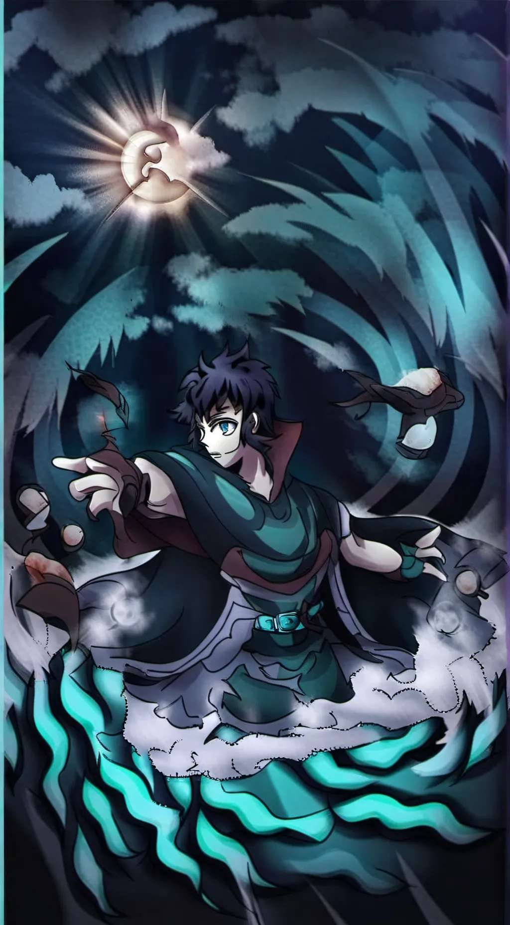 ai character: muichiro oni background