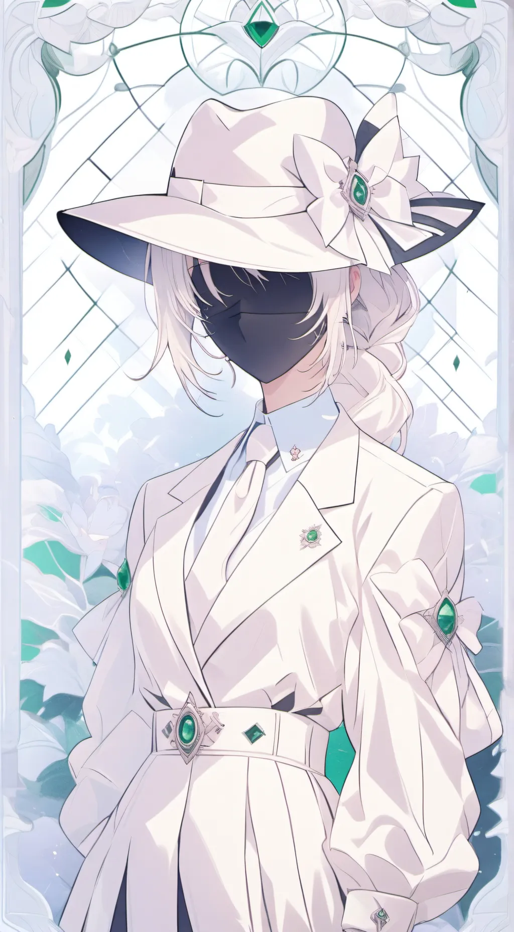 ai character: Emerald (F) background