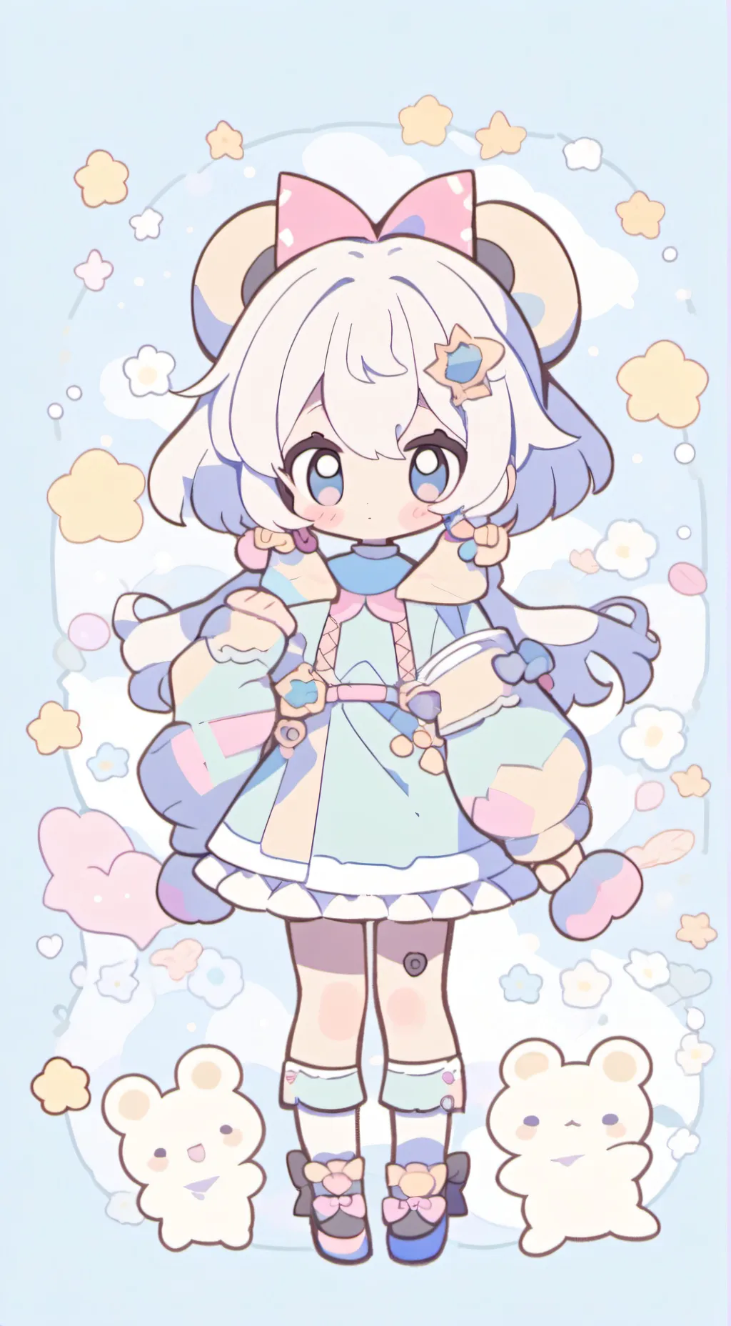 ai character: ashley e bia background