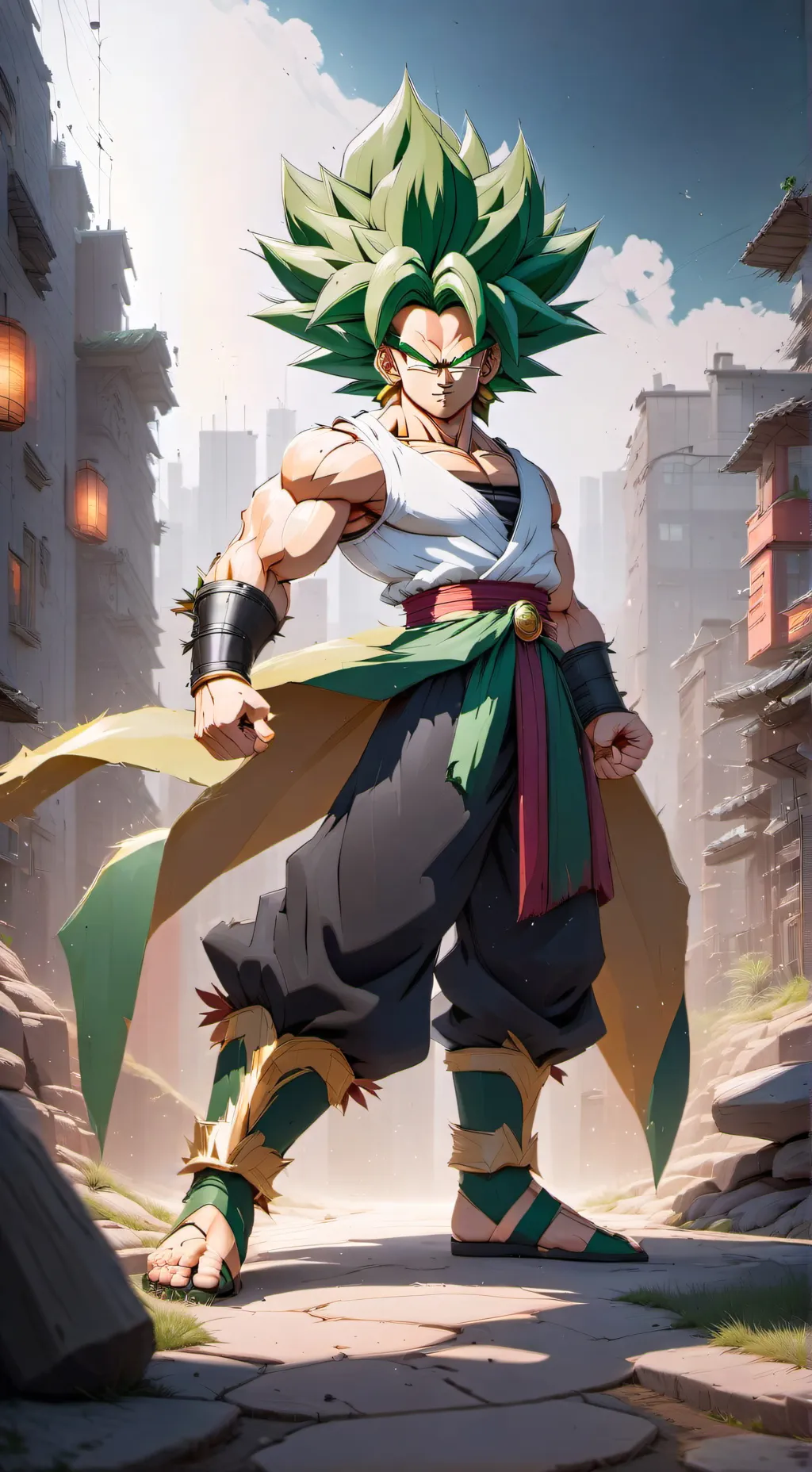 ai character: Broly  background