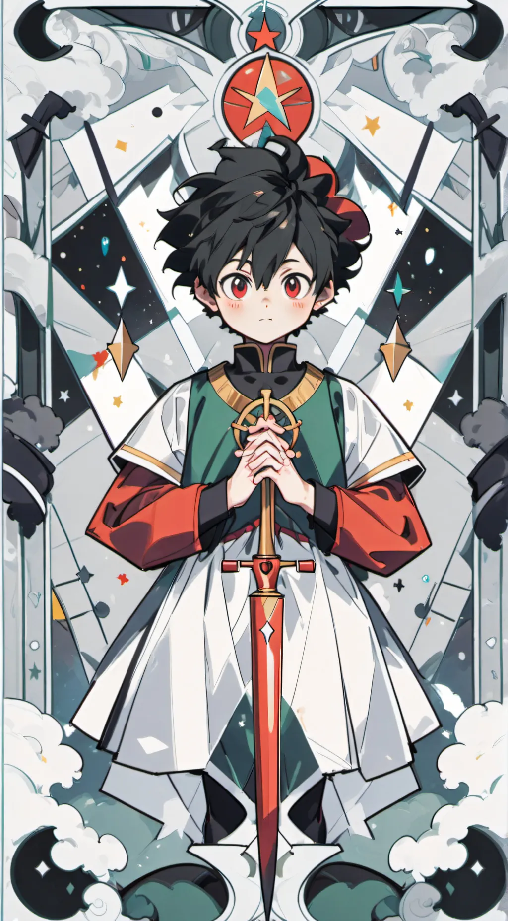 ai character: Deku background