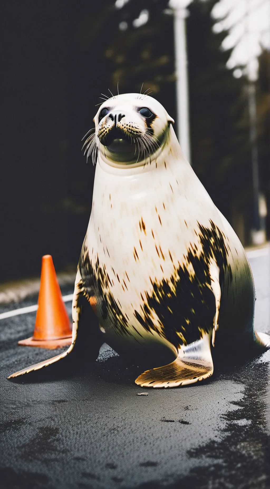 ai character: neil the seal background
