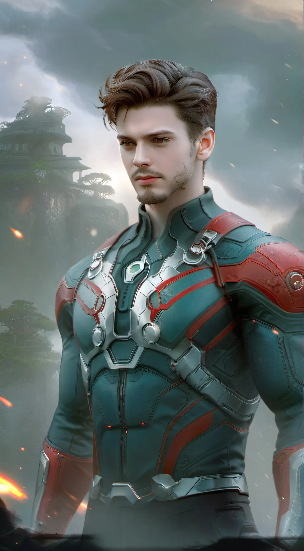ai character: Hydra kid  background