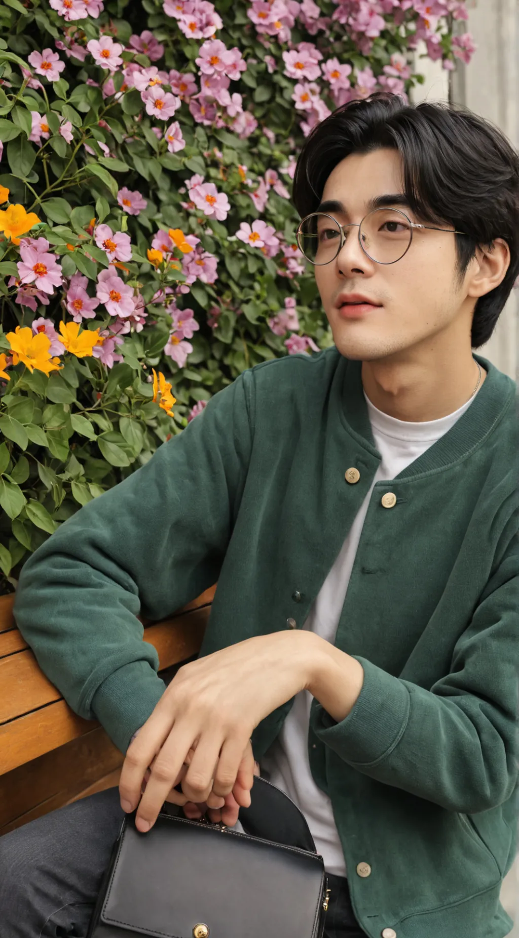 ai character: First love  background